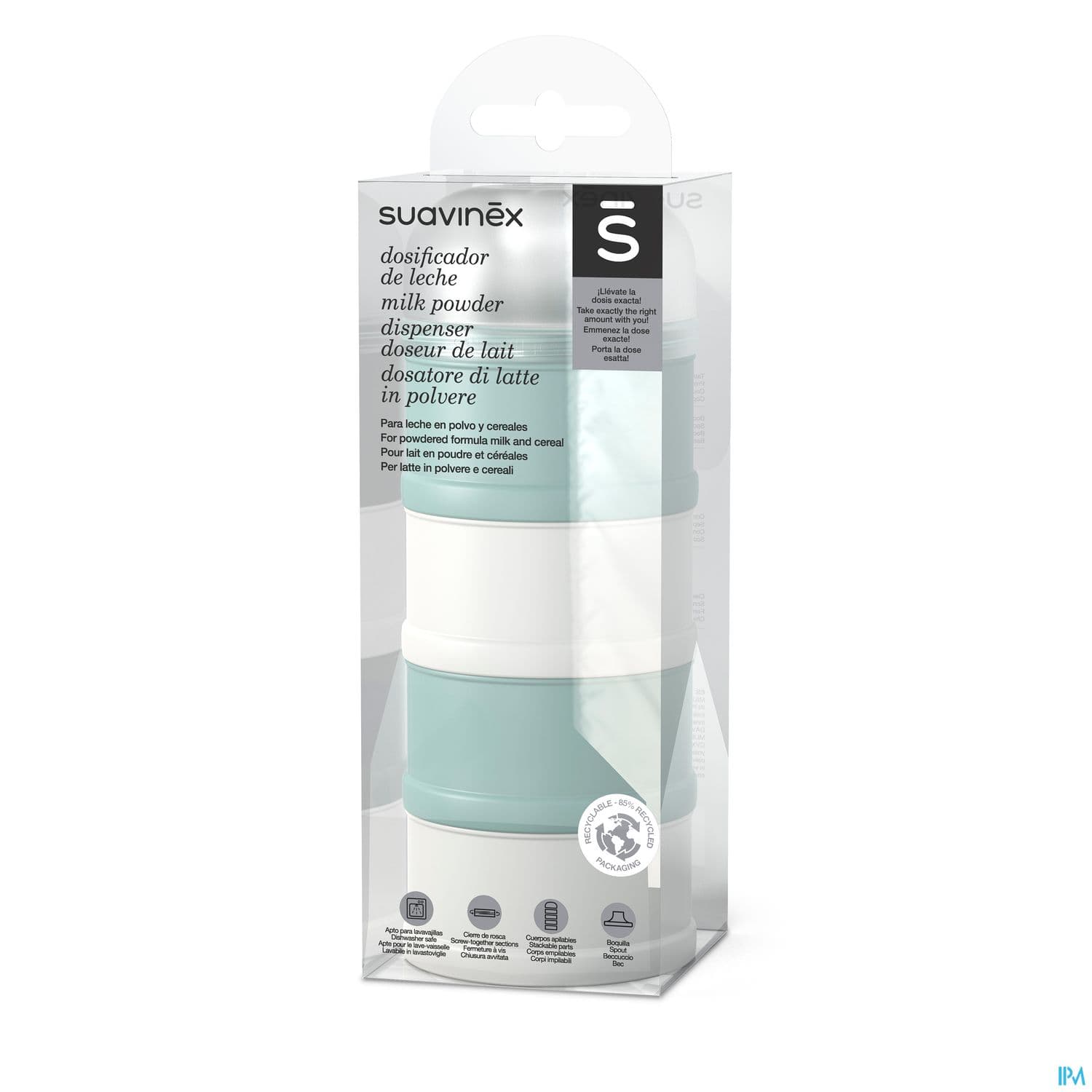 Suavinex Boite Doseur De Lait Bonhomia Vert