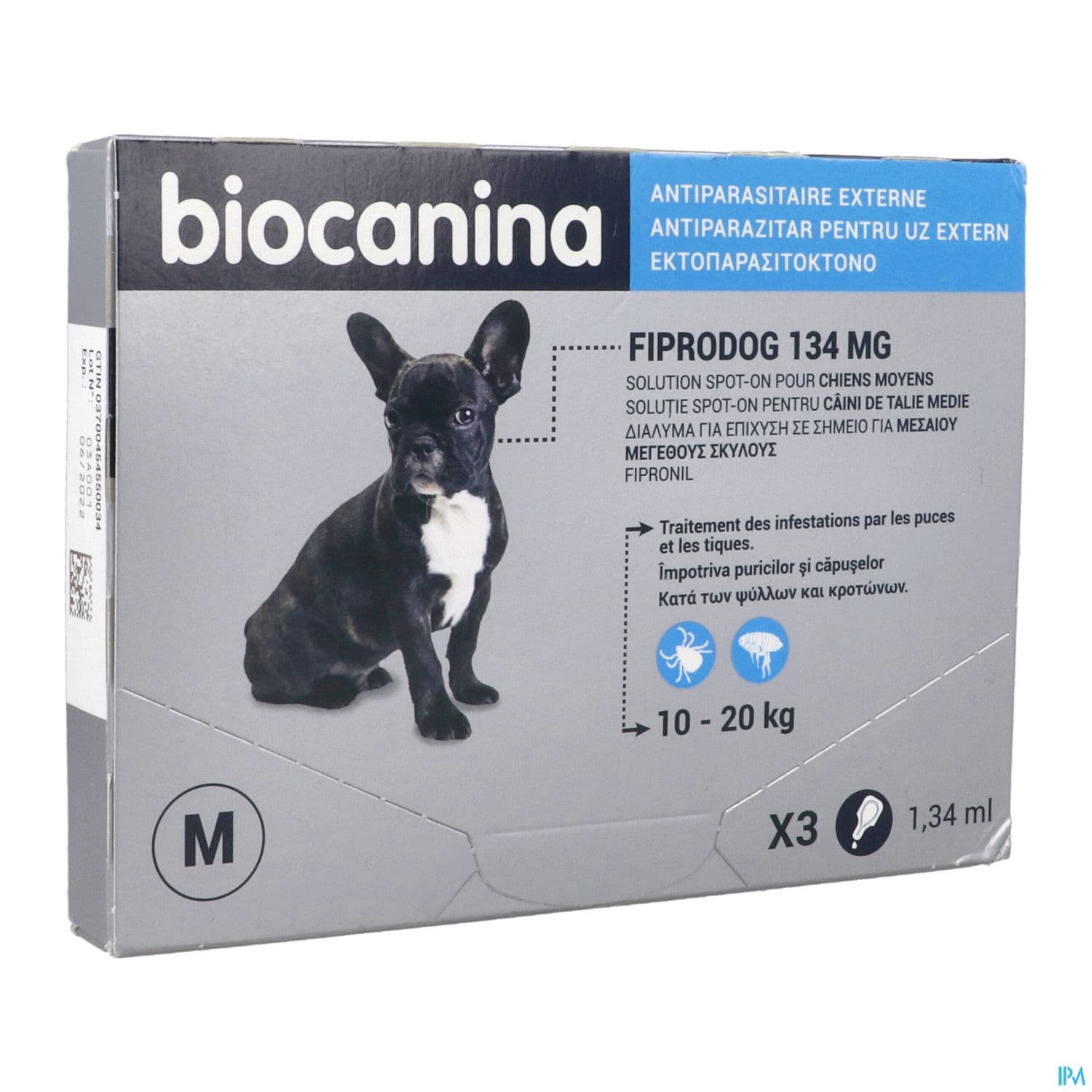 Fiprodog 134mg Spot On Chien Moyen X3 — Pharmacie Parc Lann
