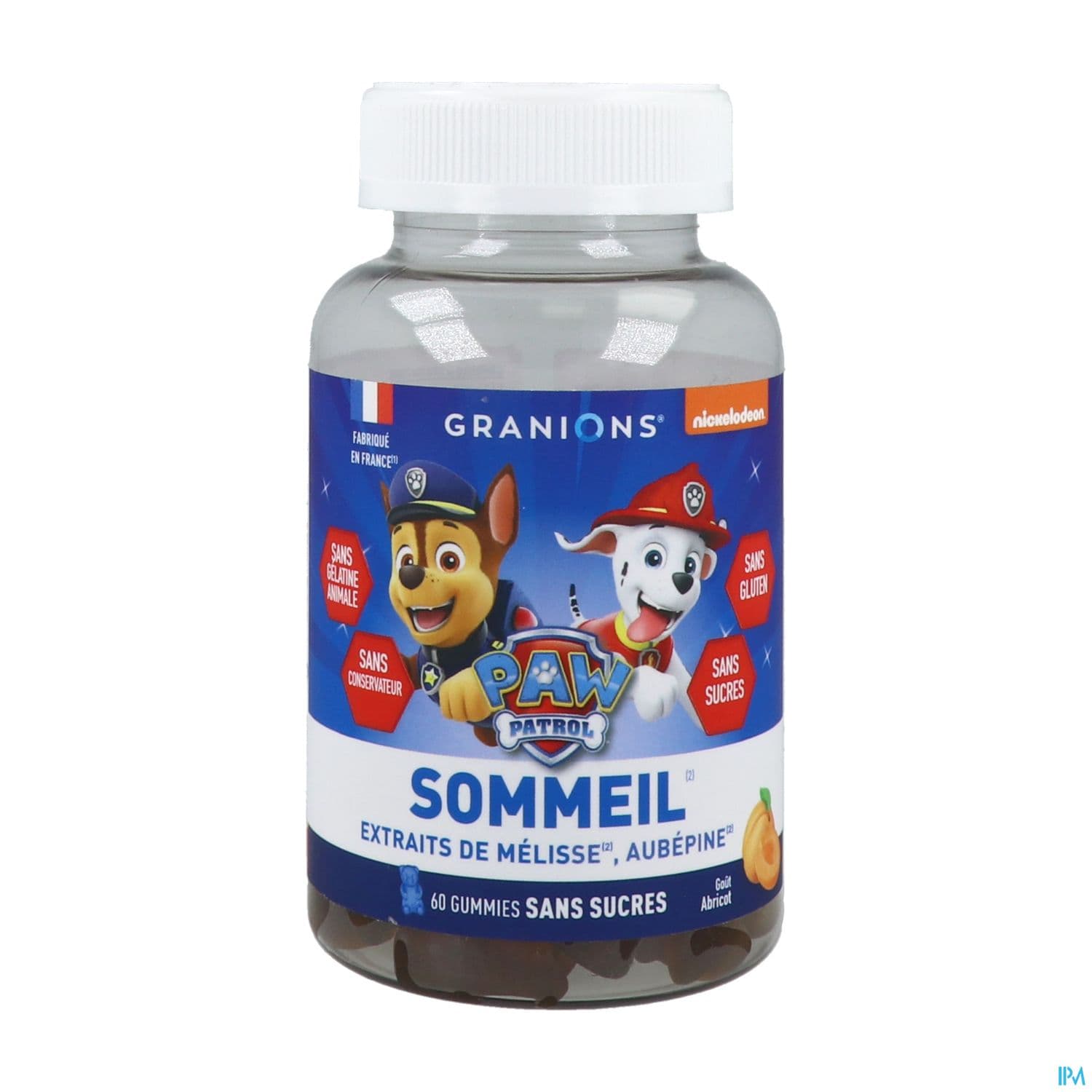 Granions Kid Gummies Sommeil Pat Patrouille Abricot 60