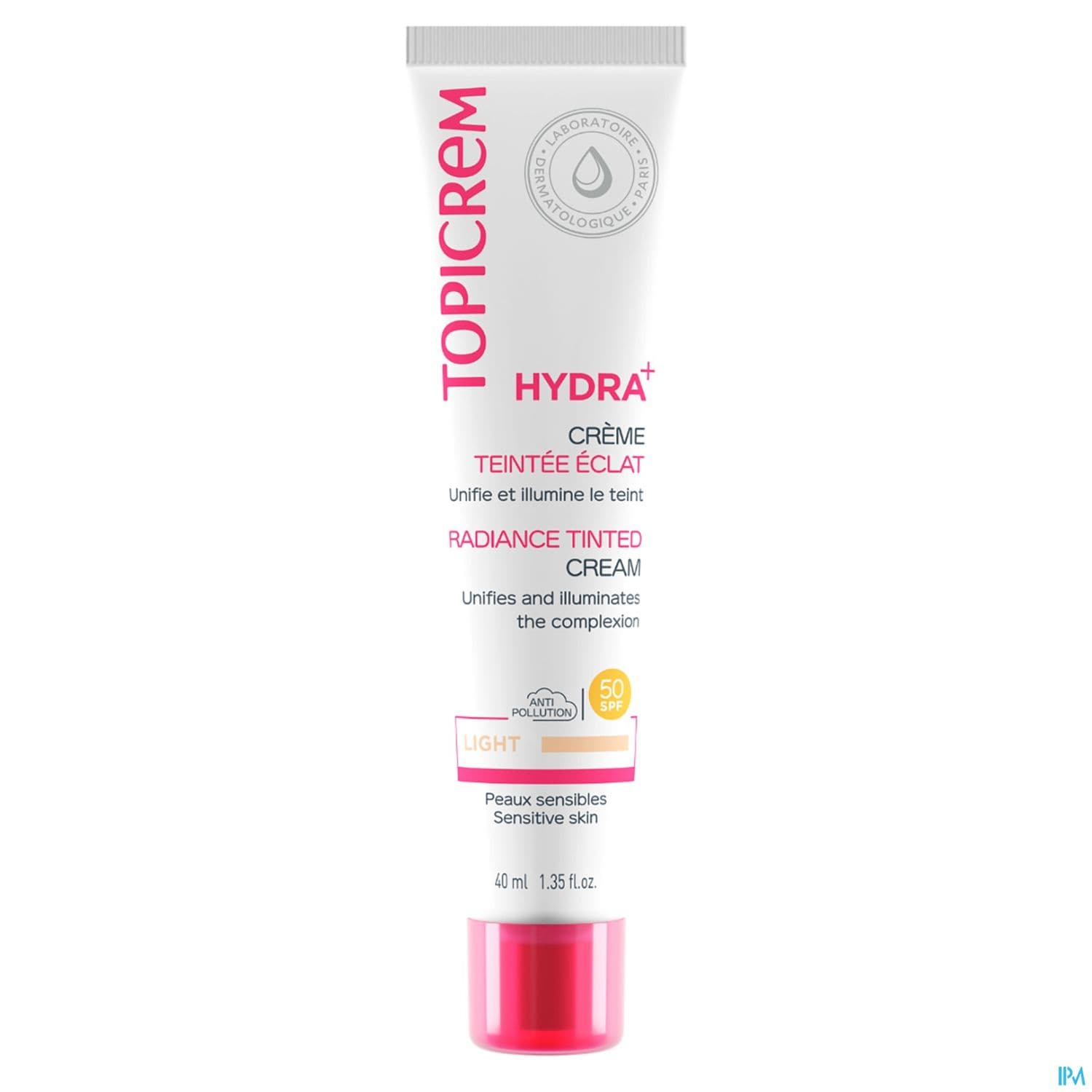 TOPICREM HYDRA+ CR TEINT LIGHT40ML — Pharmacie Du Village Santé
