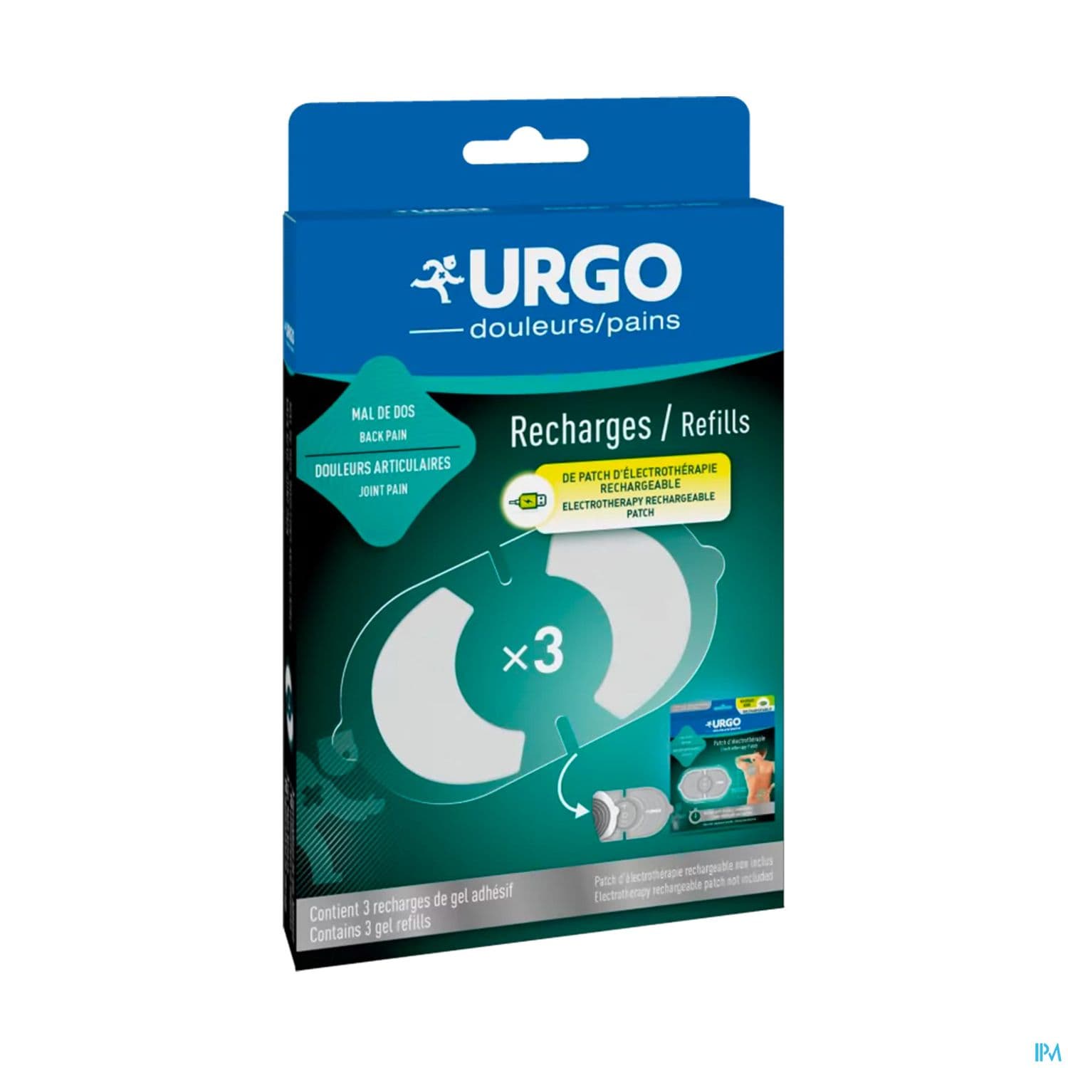 URGO RECH PATCH ELEC RECHARGEABLE