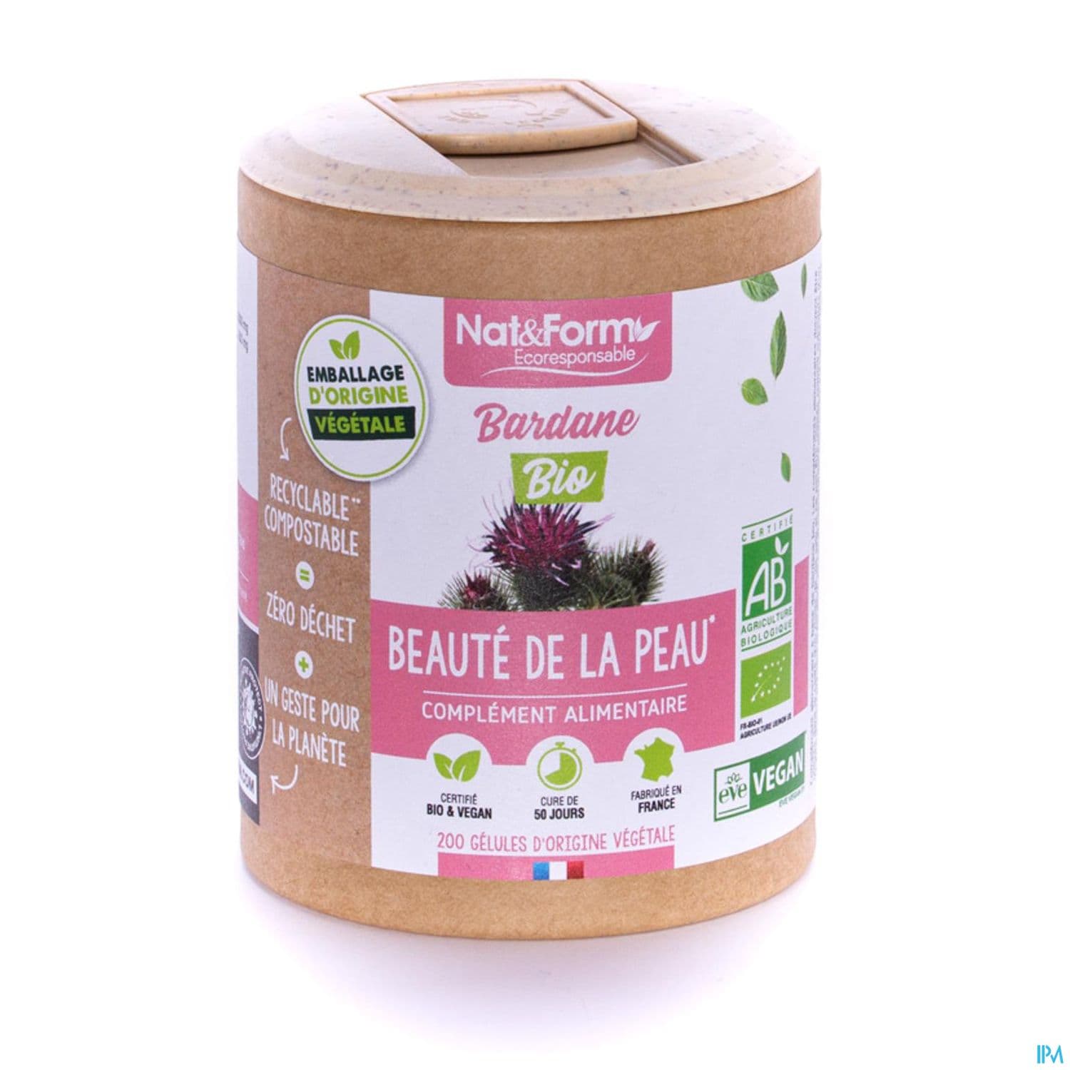 NAT&FORM ECO BARDANE BIO GELVEG90