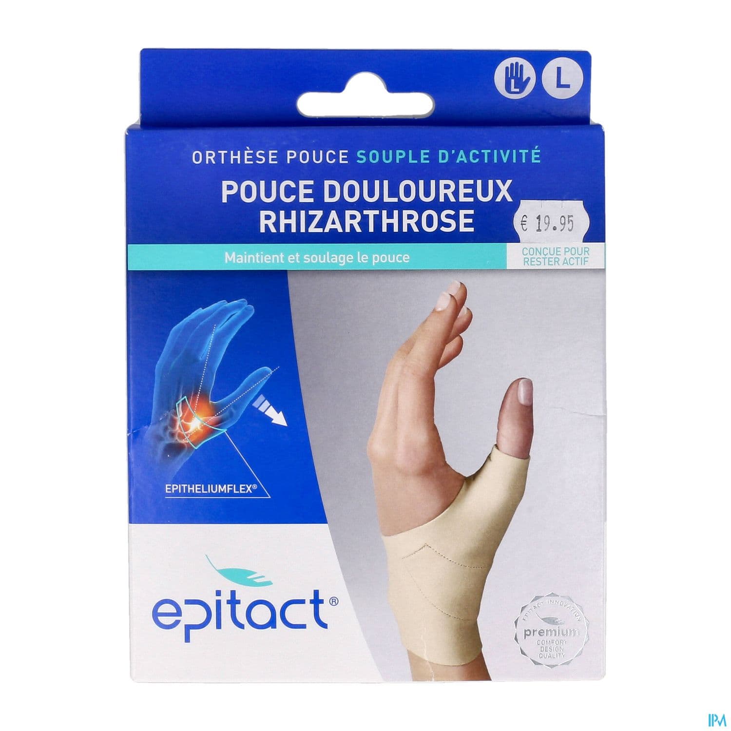 Epitact Orthese Pouce Souple Activite Gauche l