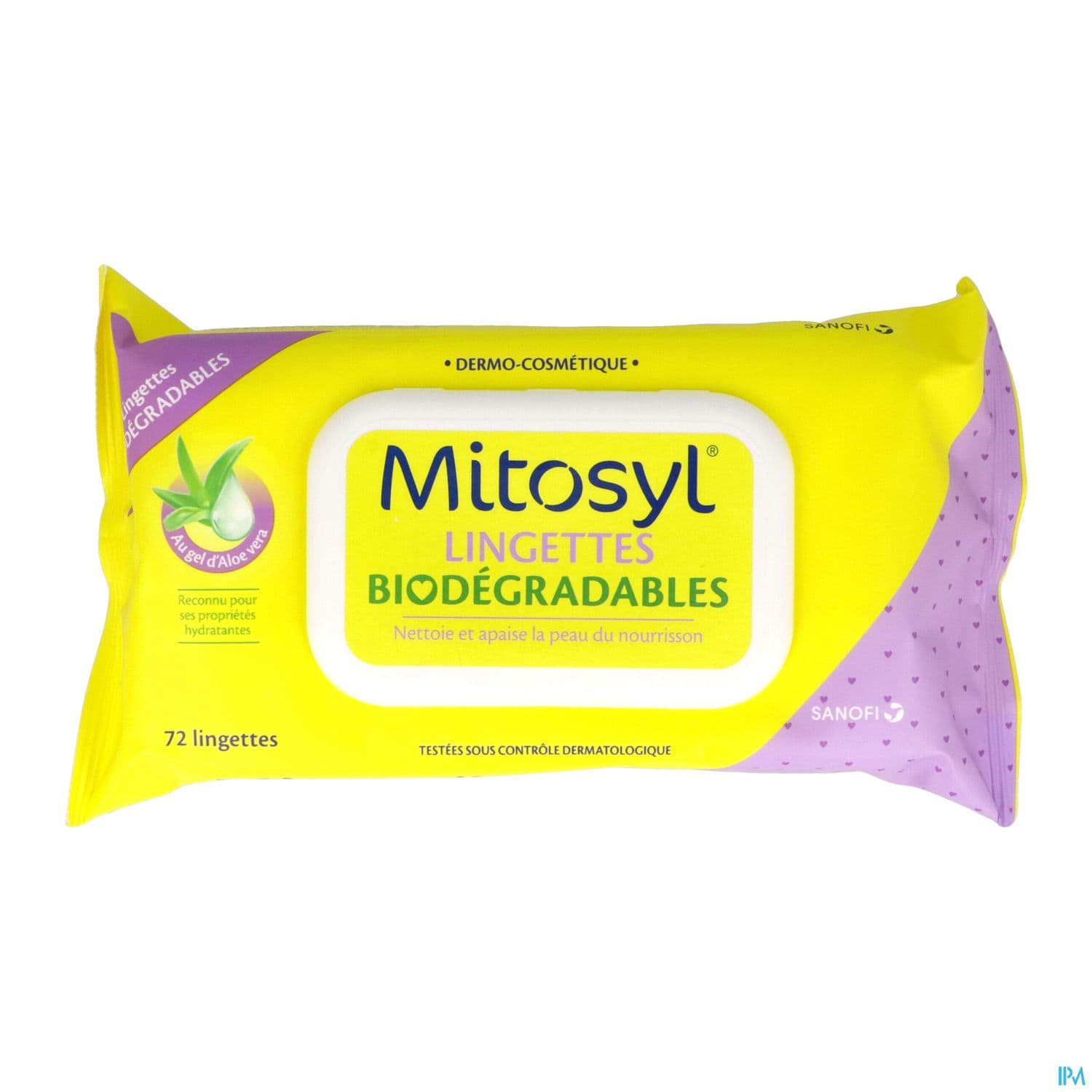 MITOSYL LINGETTE BIODEGRADABLE X72 — Pharmacie porte de la villette