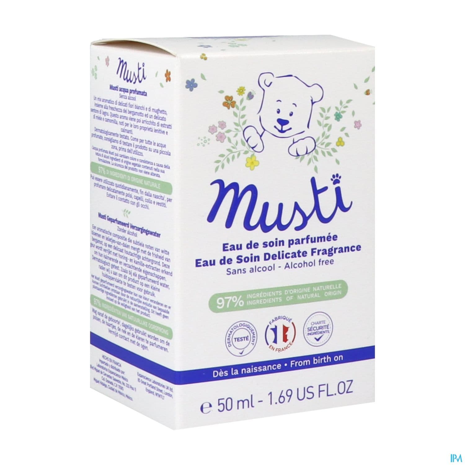 MUSTI EAU SOIN PARFUM PN VAPO 50ML