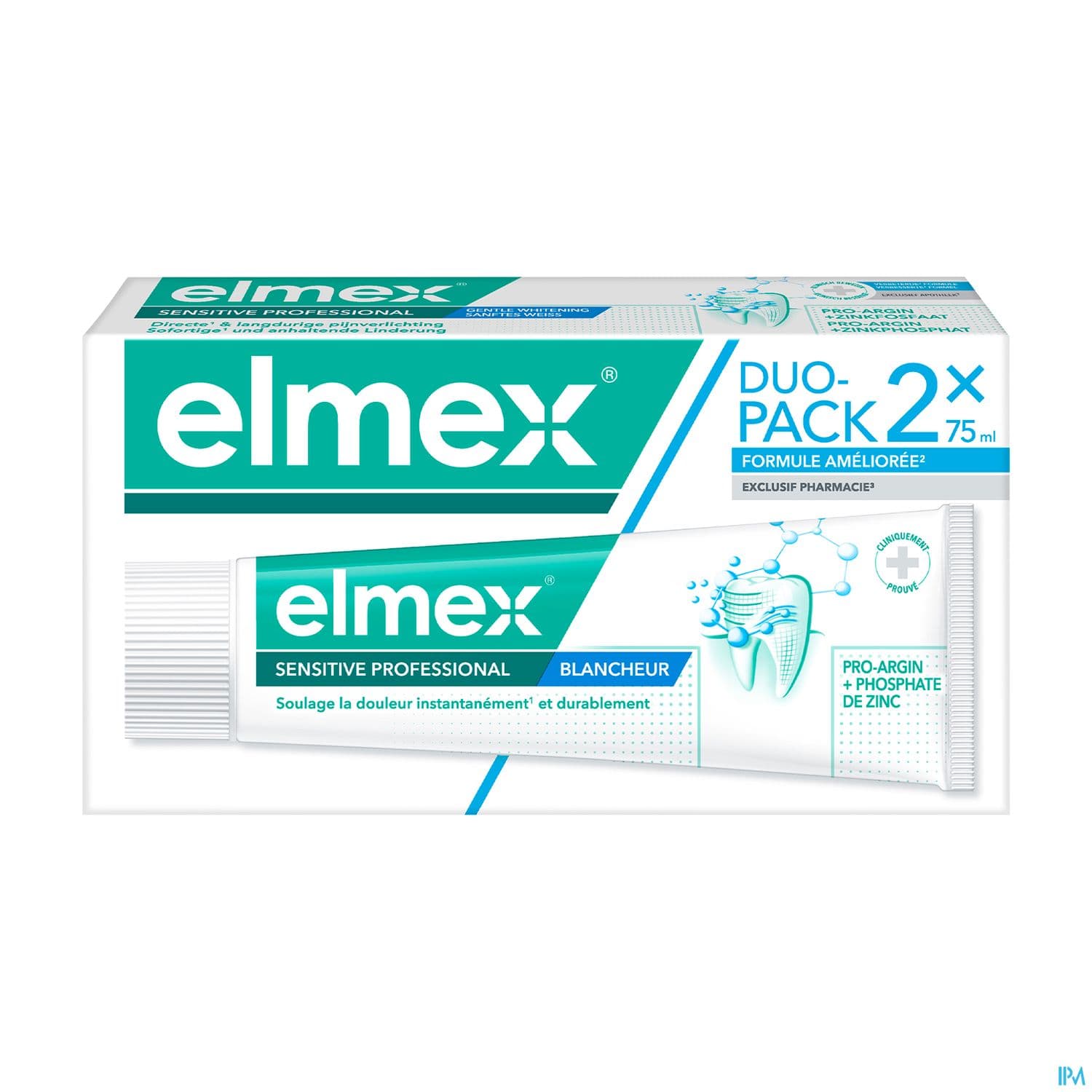 ELMEX DENT SENSIT PRO BLANC 75MLX2