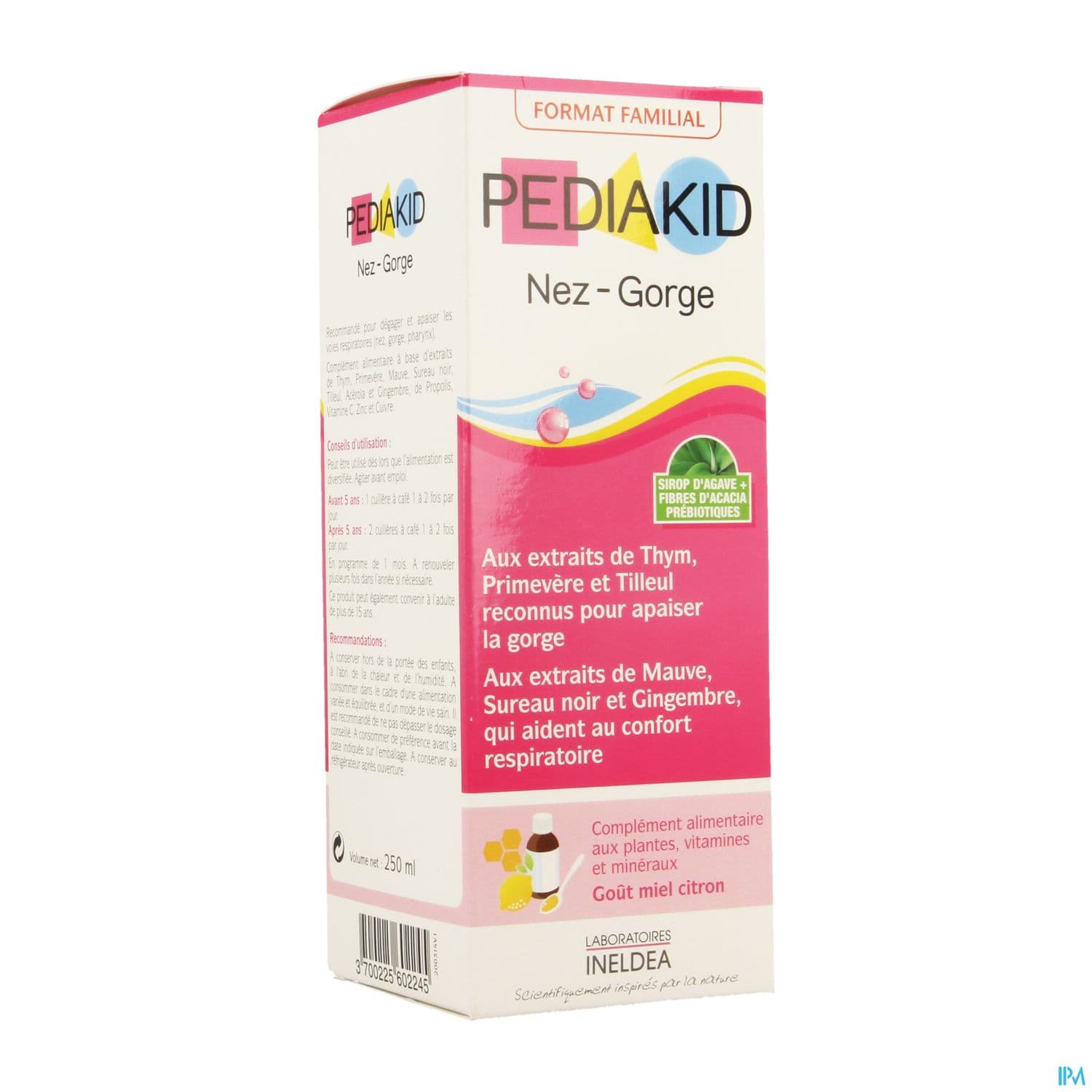 PEDIAKID NEZ-GORGE SP 250ML