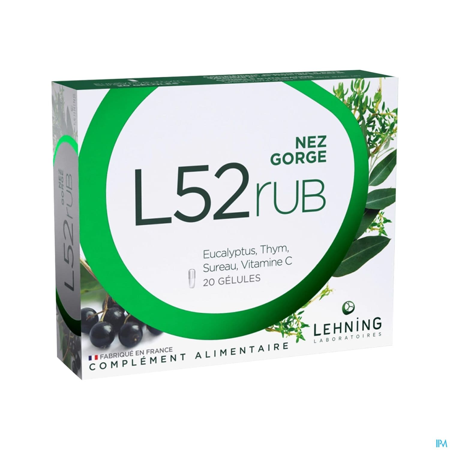 Lehning l 52 Rub Nez Gorge Gelule 20