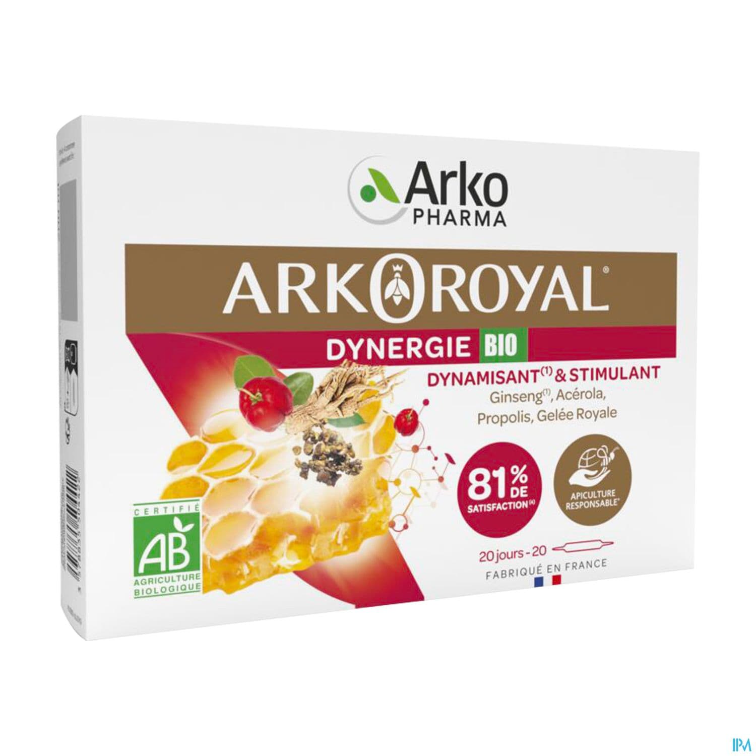 Arkopharma Arkoroyal Dynergie Bio Ampoule 20
