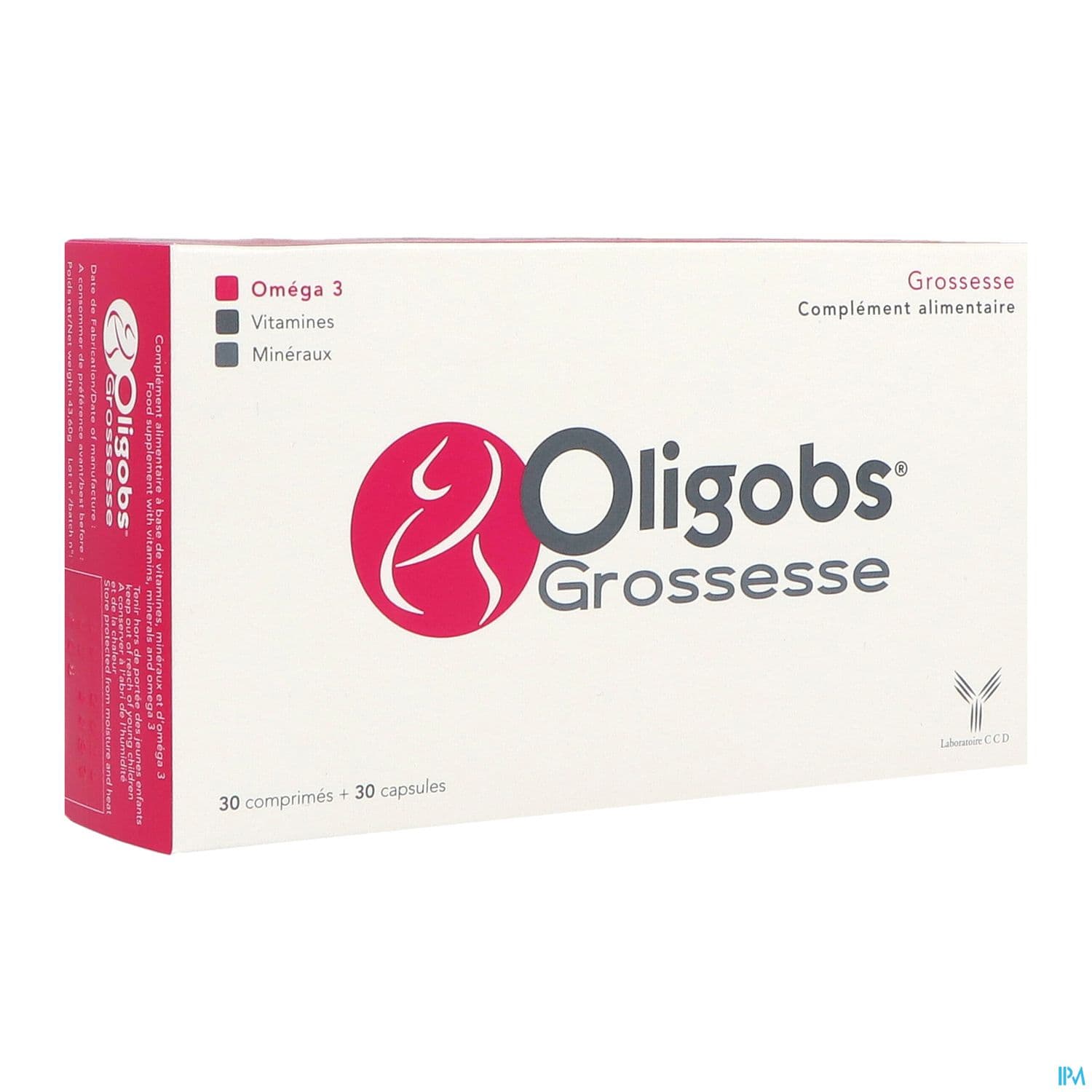 OLIGOBS GROSSESSE CPR30+CAPS30