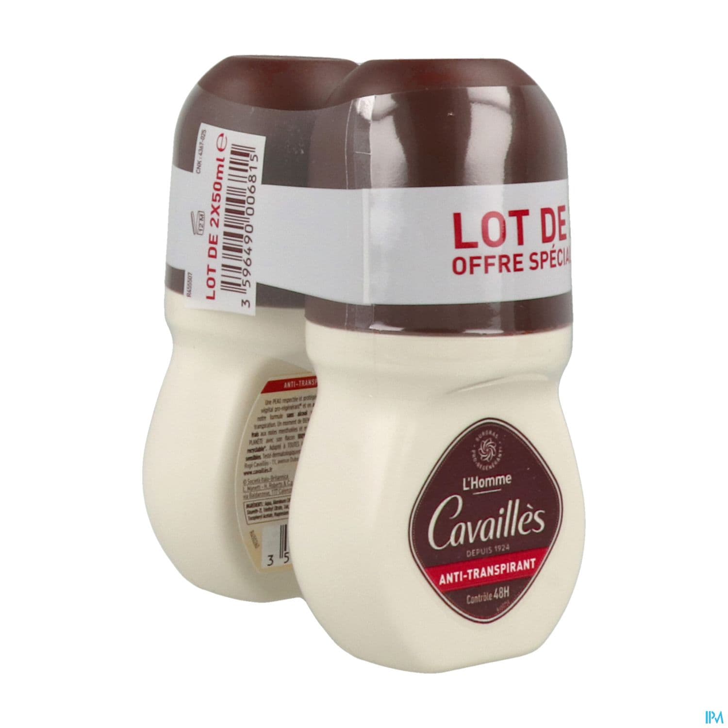 CAVAILLES DEO HOM 48H ROLLON50MLX2
