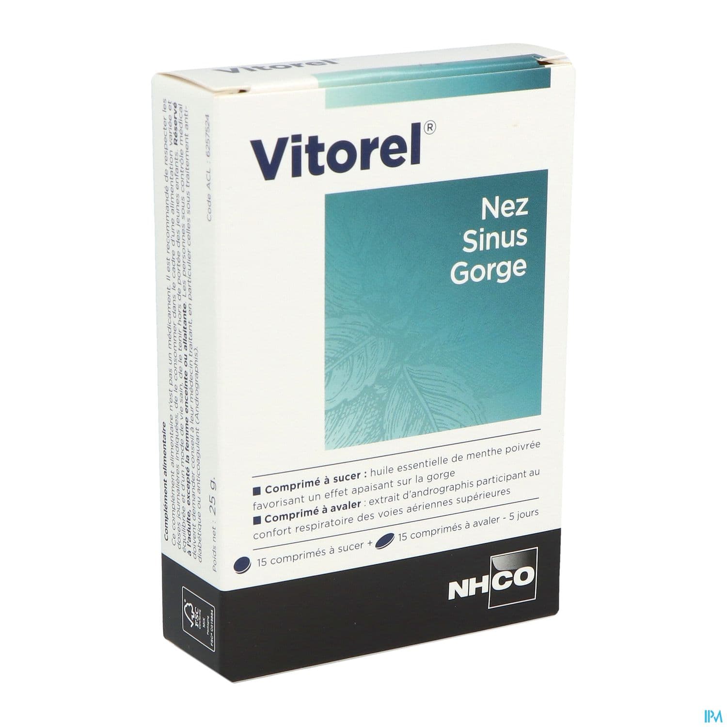 Nhco Vitorel Nez Sinus Gorge Comprime 30 — Pharmacie des Fleurs 7/7