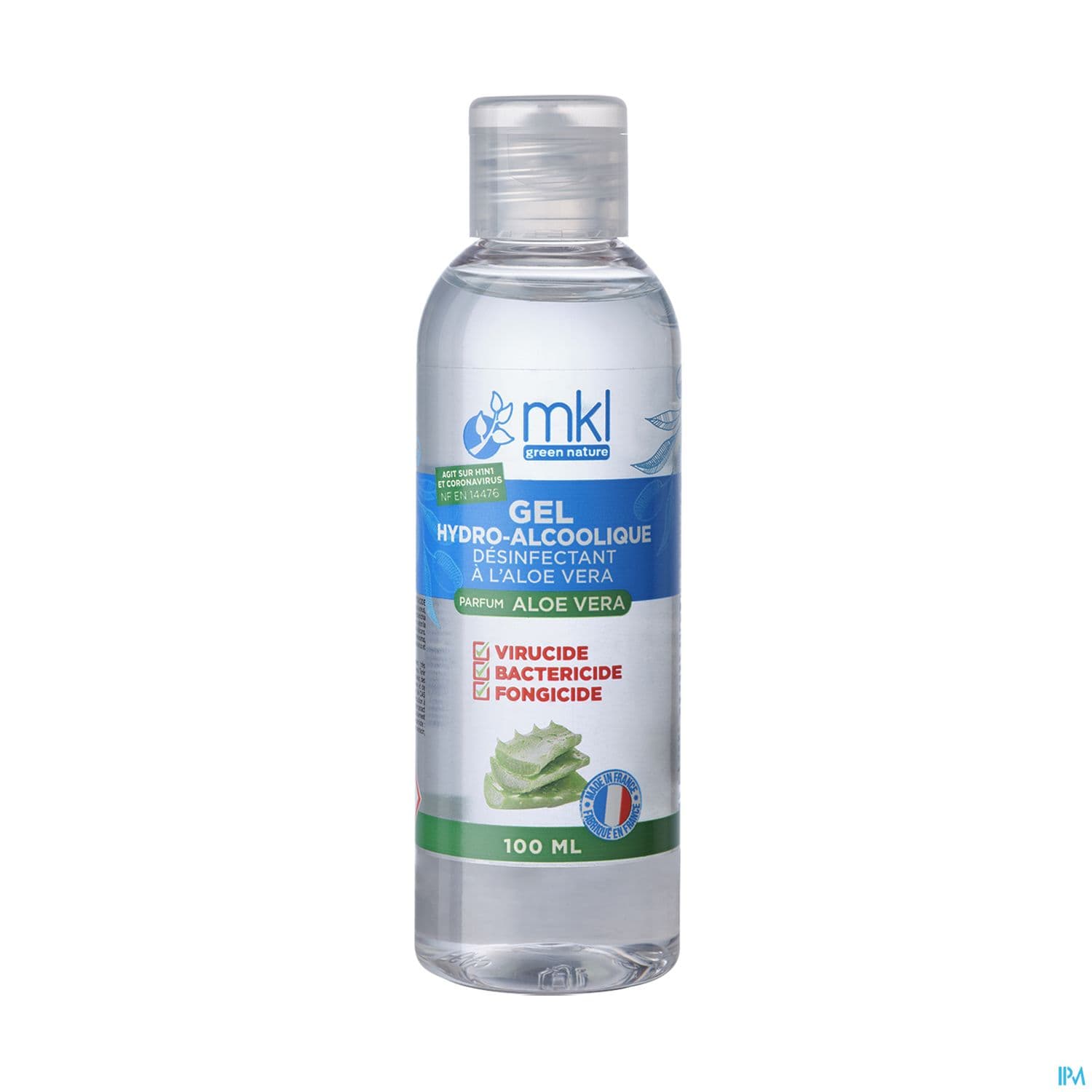 Mkl Green Nature Gel Hydroalcoolique Aloe Vera 100ml