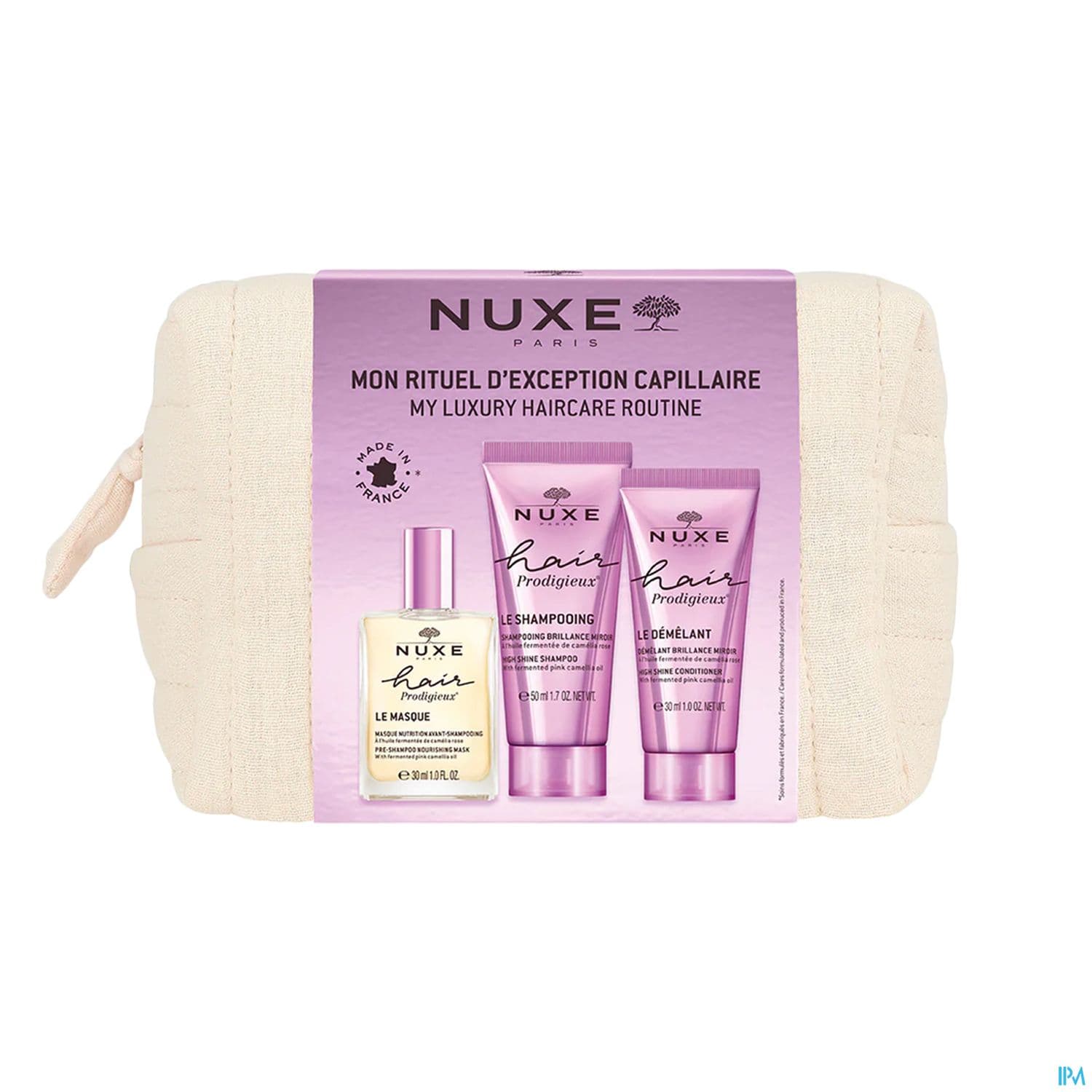 Nuxe Hair Prodigieux Trousse De Voyage Rituel D'exception 3produits