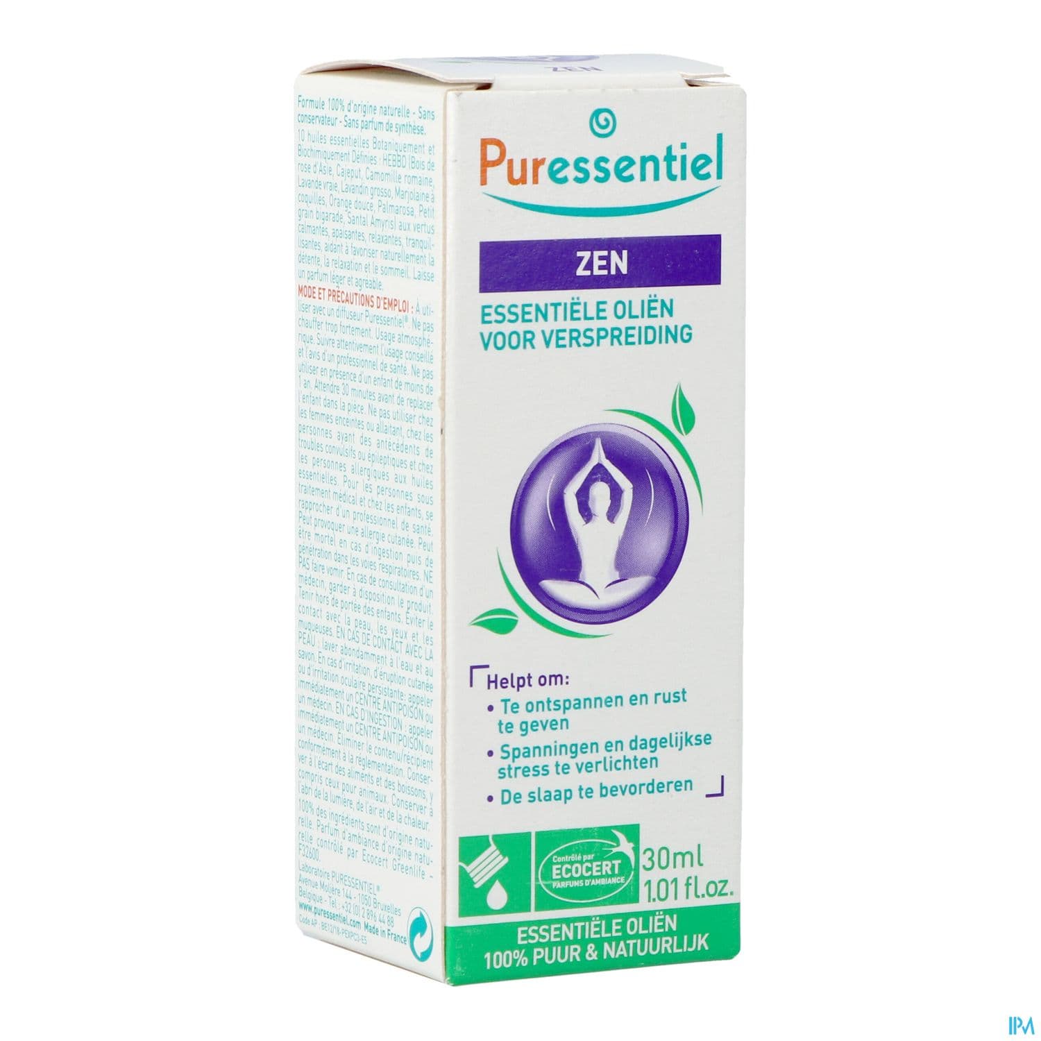 Puressentiel Diffuse Zen Huile Essentielle Pour Diffusion 30ml — Pharmacie Lafayette de Roubaix