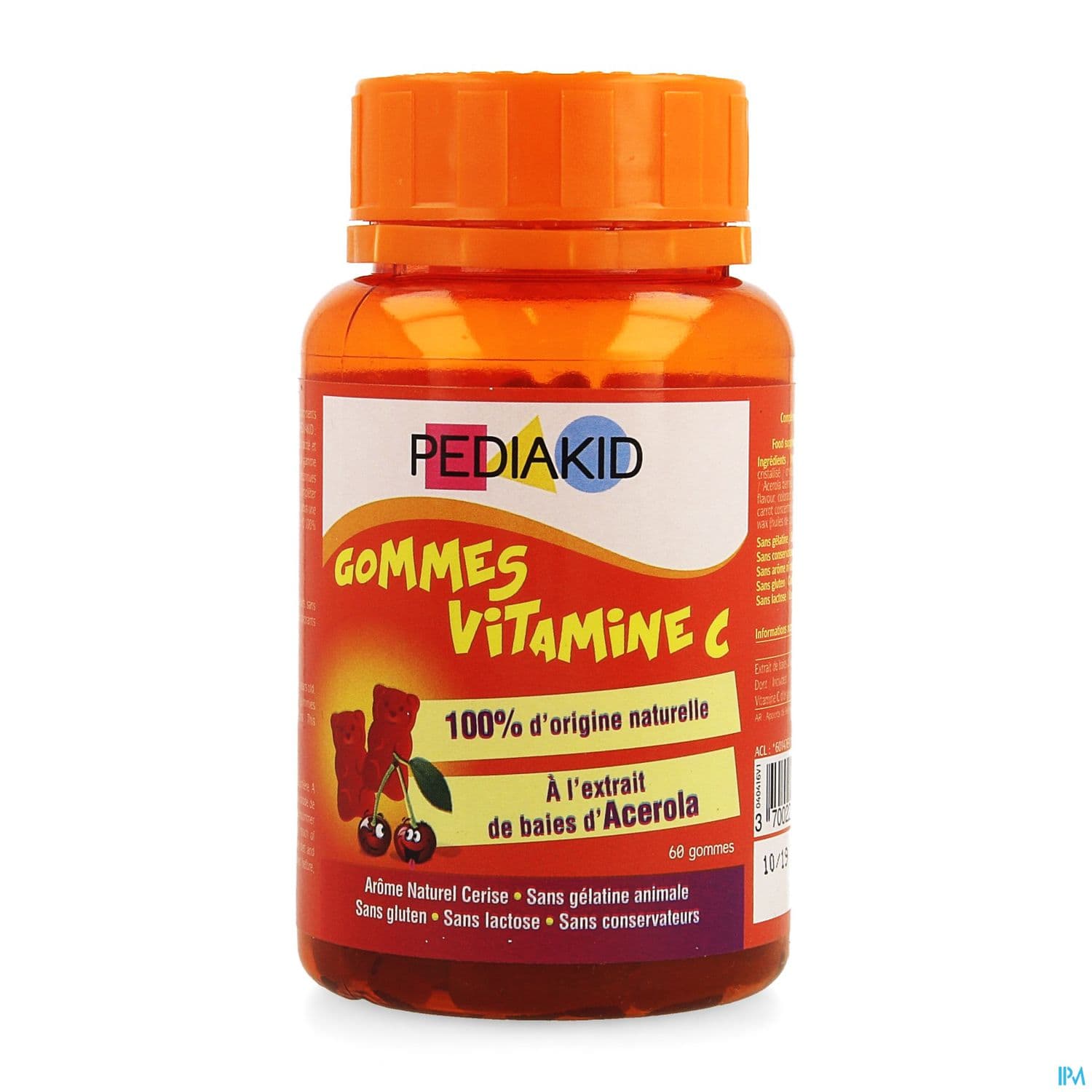 PEDIAKID GOMME VIT C OURS CERIS 60