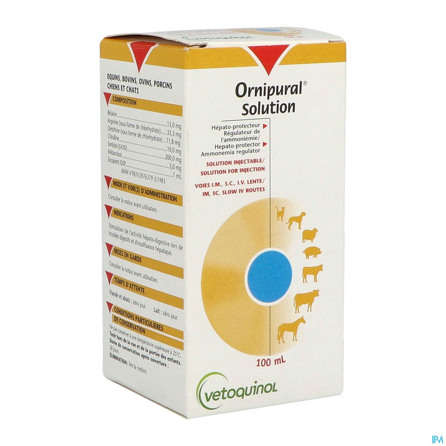 Ornipural Injectable 100ml — Pharmacie Pharmavance Sacre Coeur