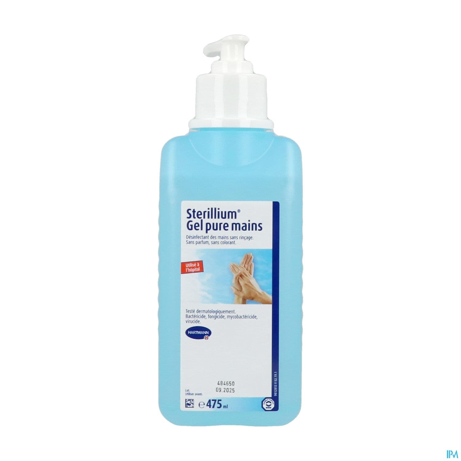 Hartmann Sterillium Gel Pure Mains 475ml — Pharmacie Fontaine Tours
