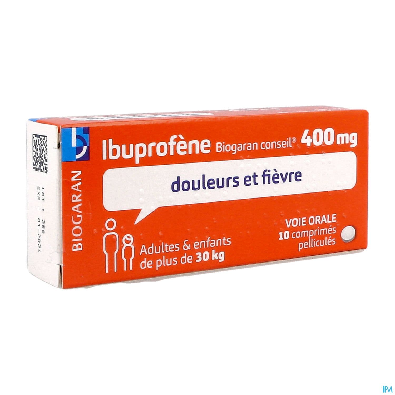 IBUPROFENE 400MG BIOG CONS CPR 10