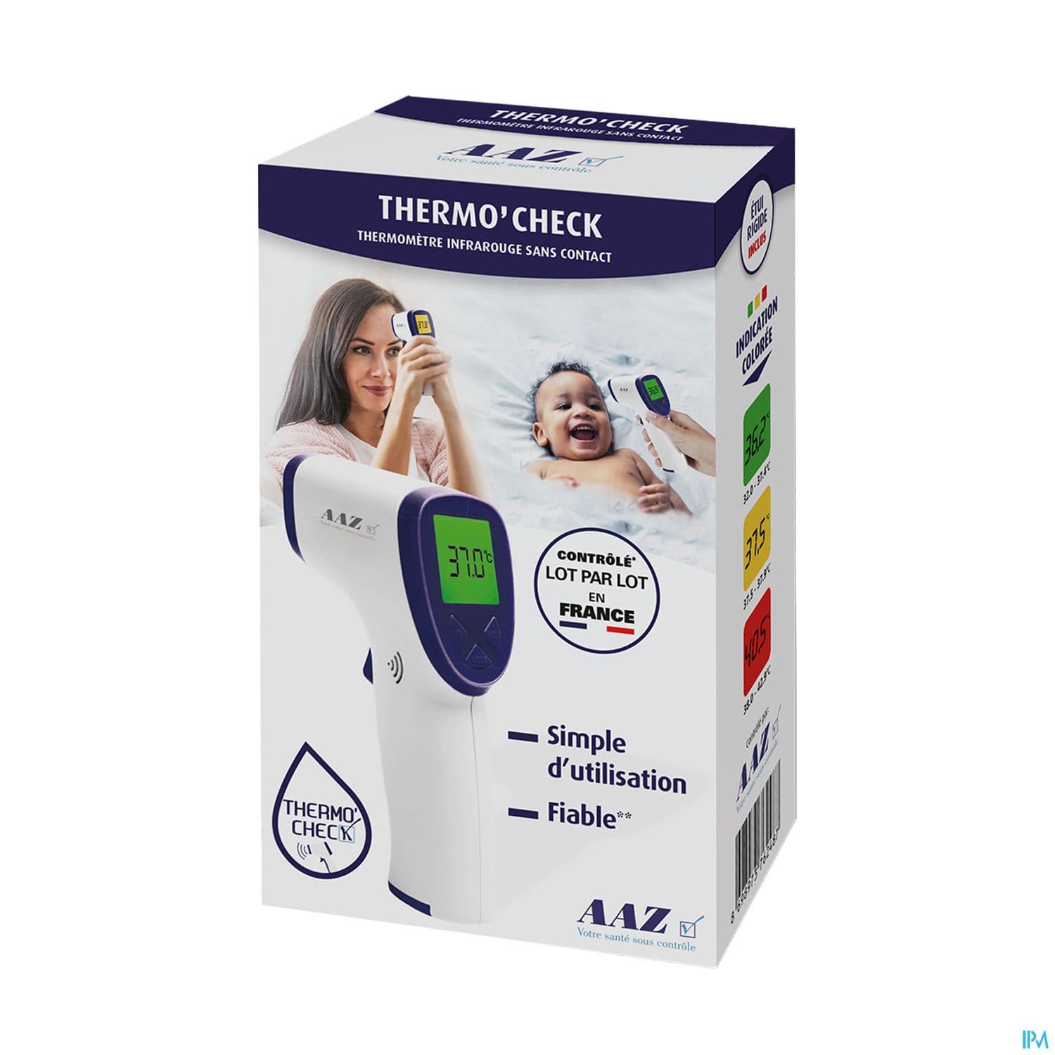 THERMO'CHECK THERMOM FRONTAL — Pharmacie Européenne 24/24 de la place de clichy
