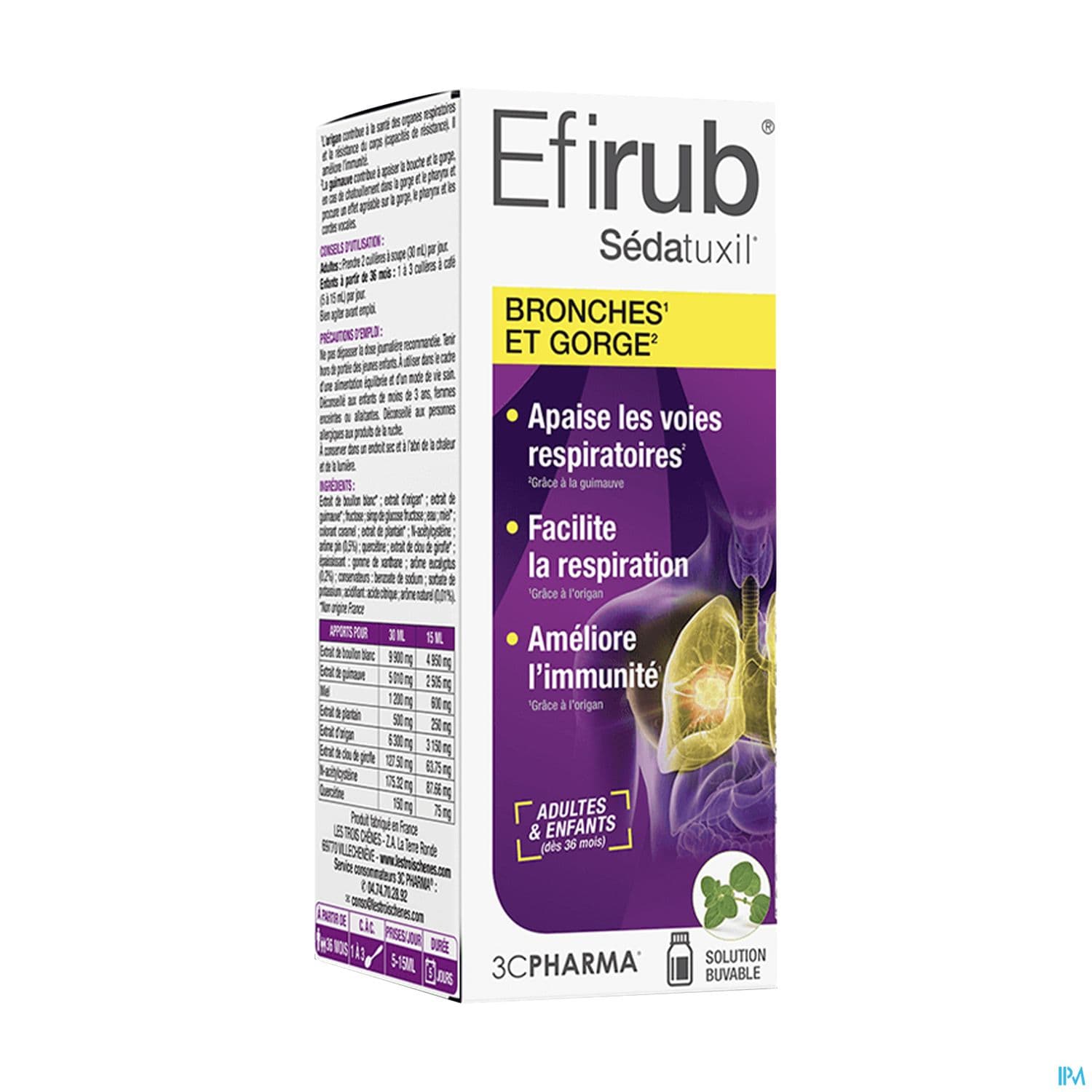 3c Pharma Efirub Sirop 125ml