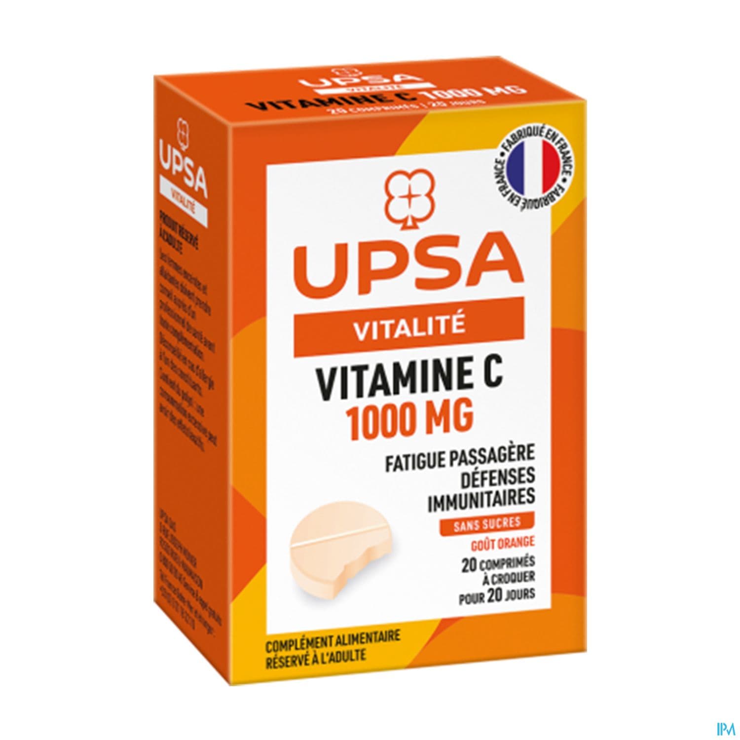 Upsa Vitamine C 1000mg Comprime A Croquer 20