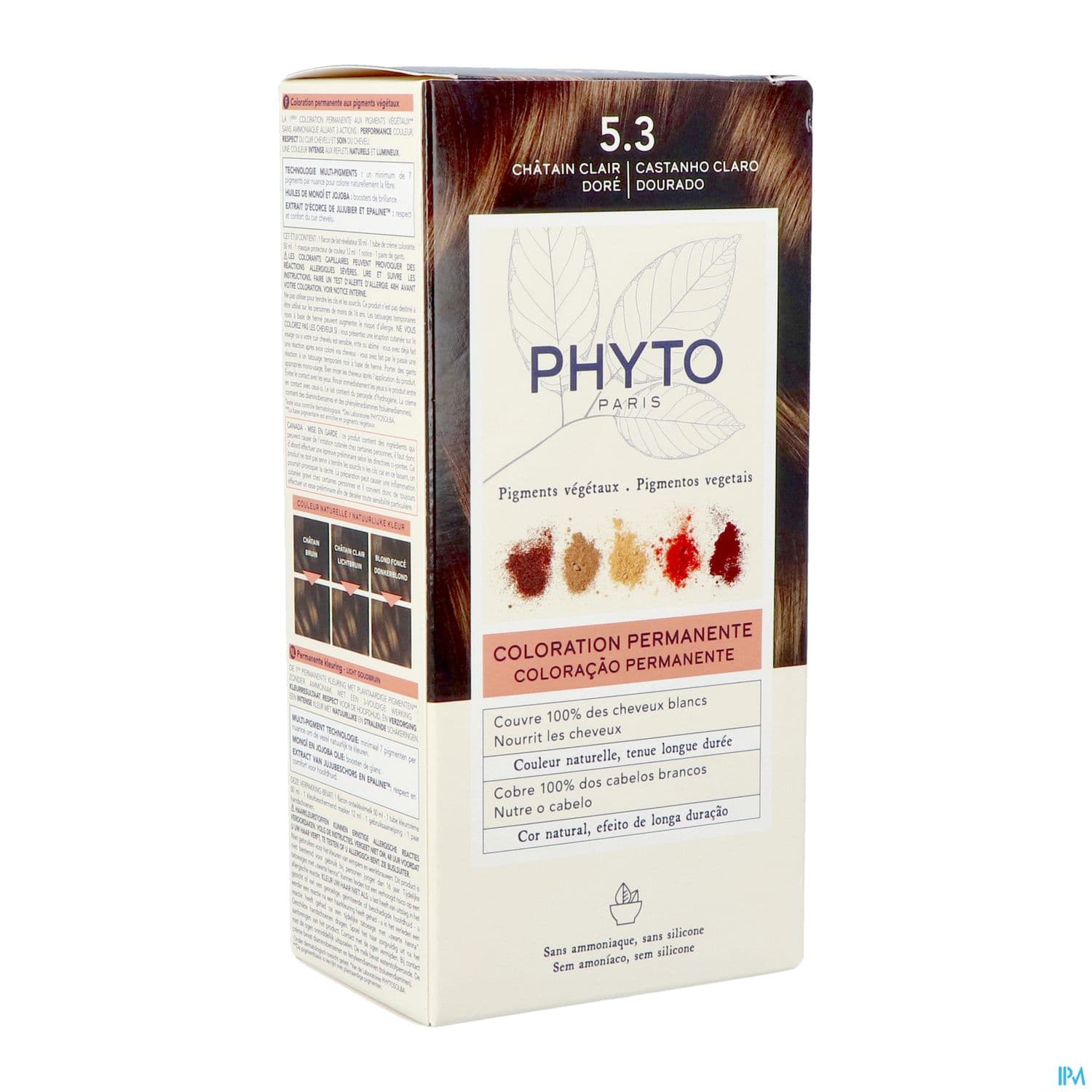 PHYTO COLOR 5,3 CHATAIN CLAIR DORE
