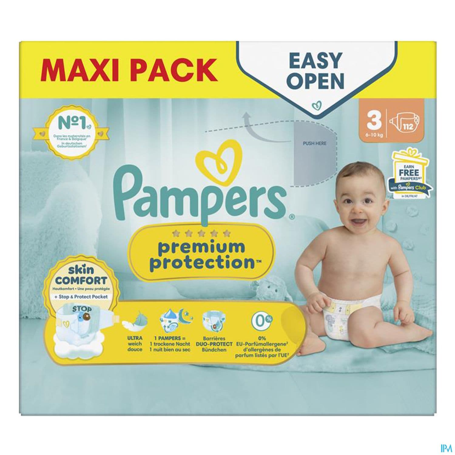 Pampers Premium Protection T3 Change Complet 6/10kg 112