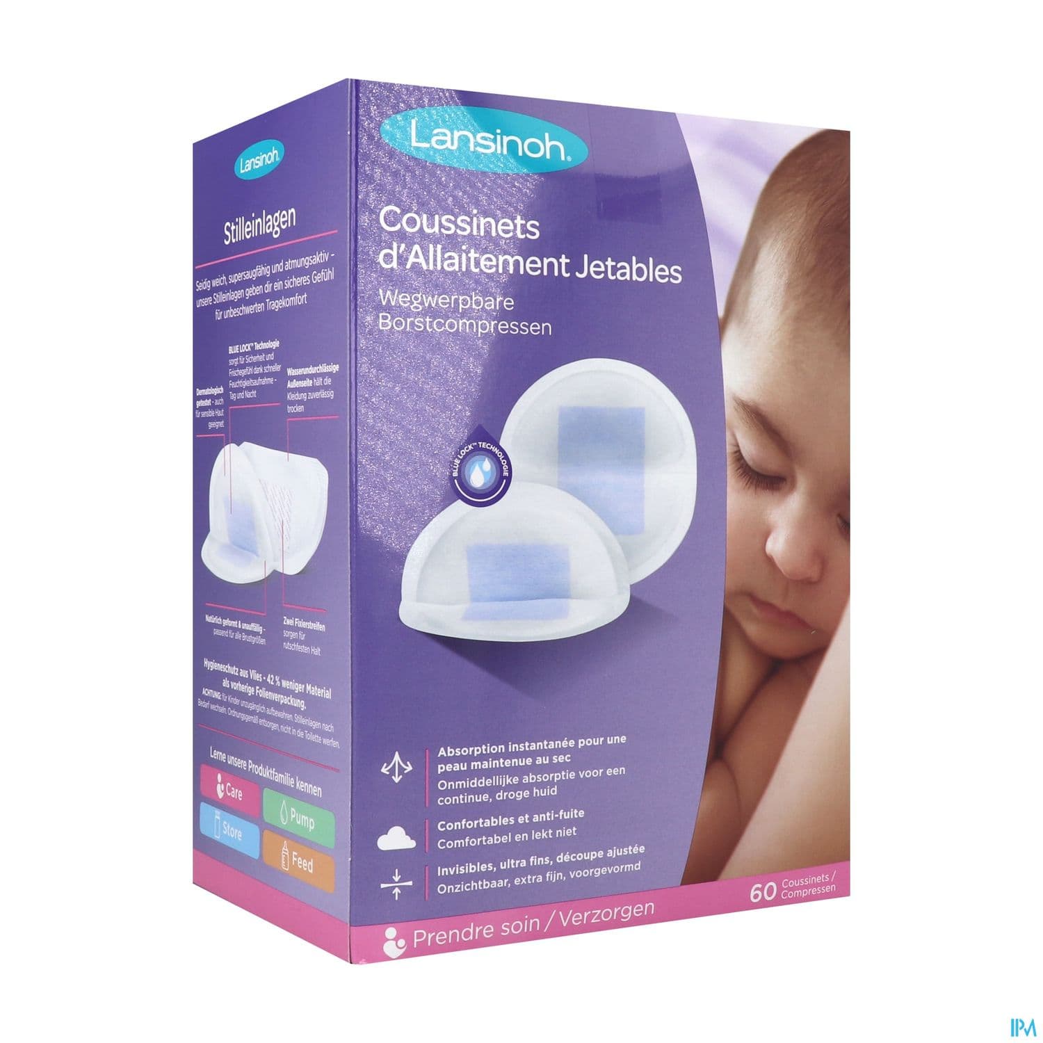 Lansinoh Coussinets D'allaitement Jetables X60 — Pharmacie Parc Lann