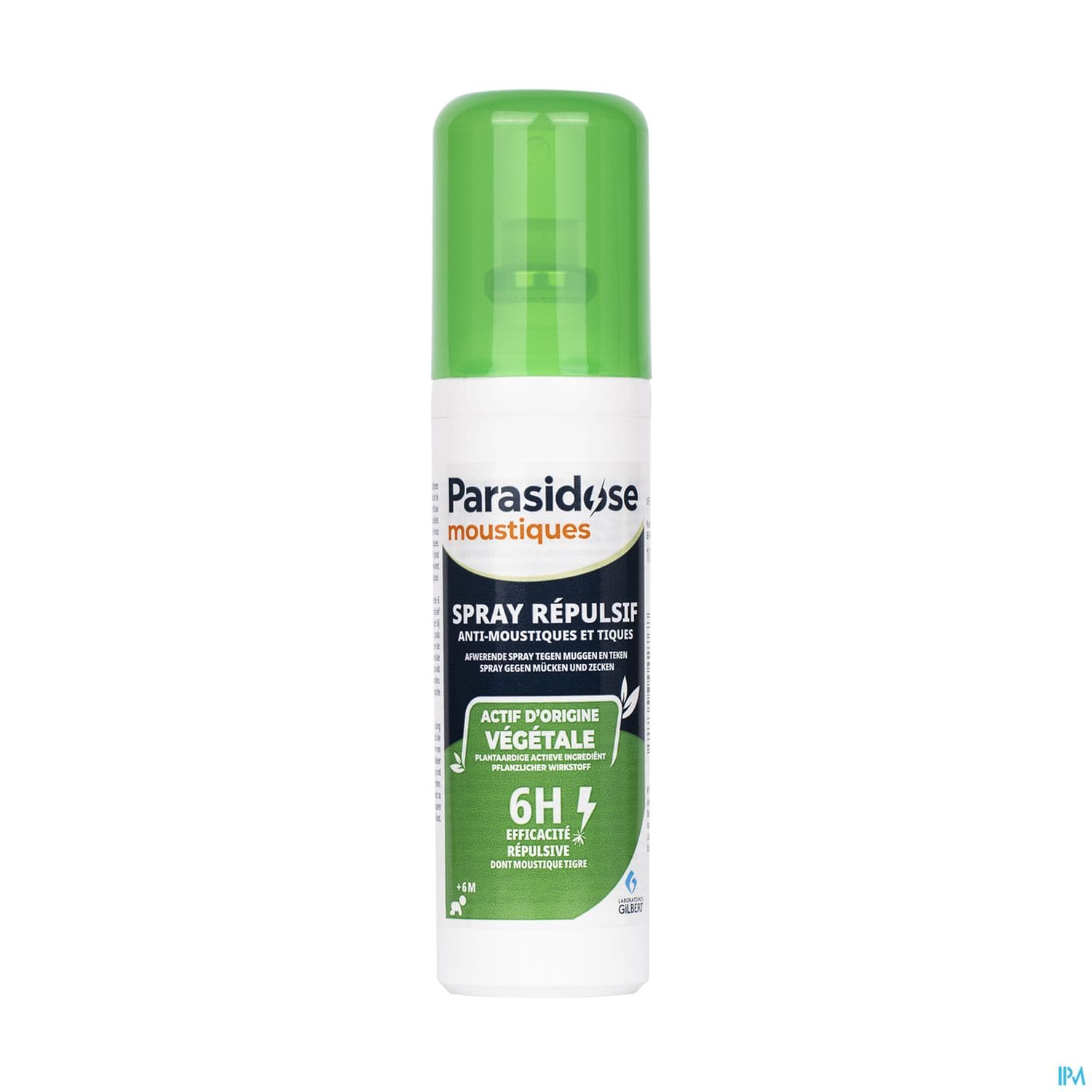 Laboratoires Gilbert Parasidose Moustique Spray Repulsif Actif Vegetal 100ml