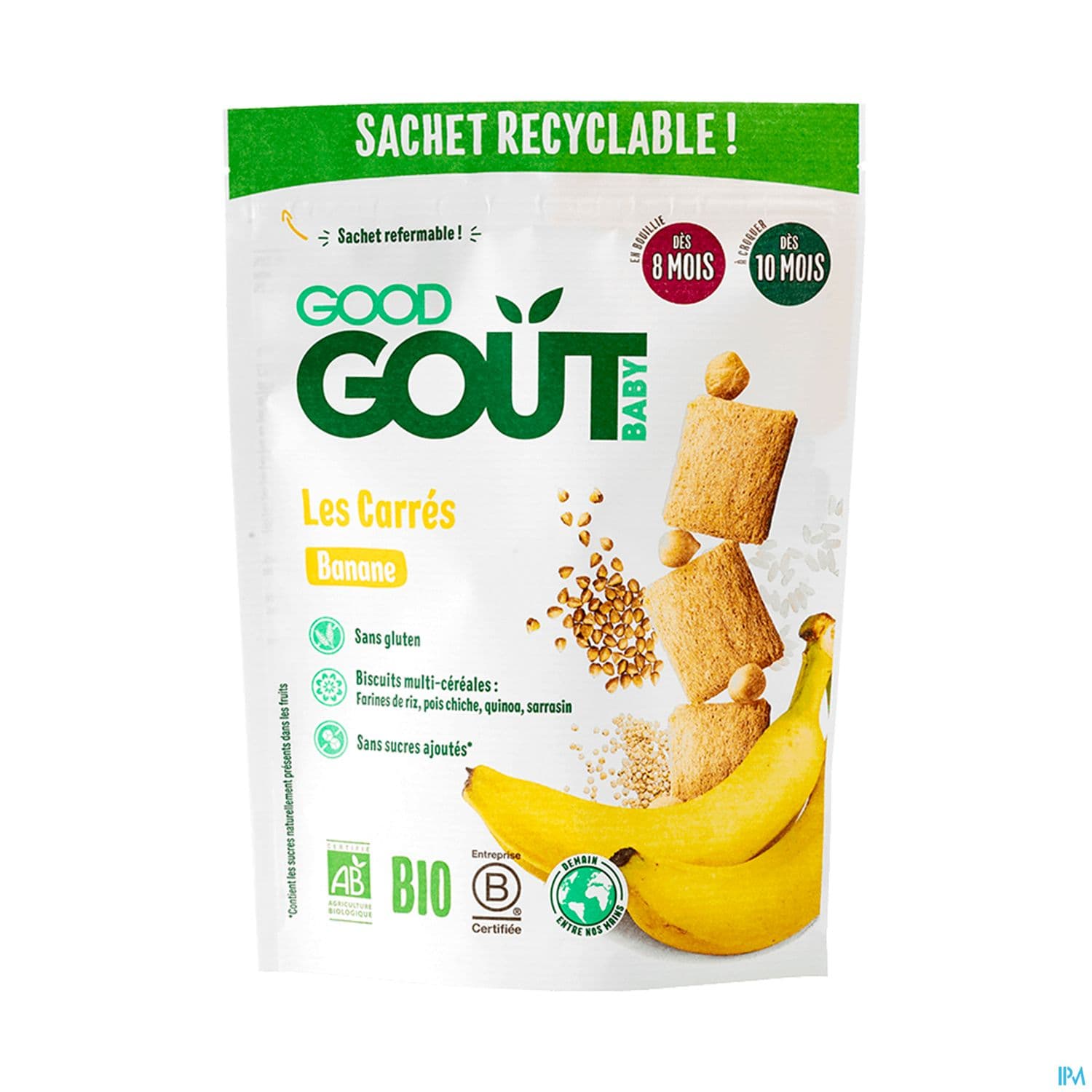 GOODGOUT CARRES BANANE 50G — Pharmacie Lafayette des Clairions