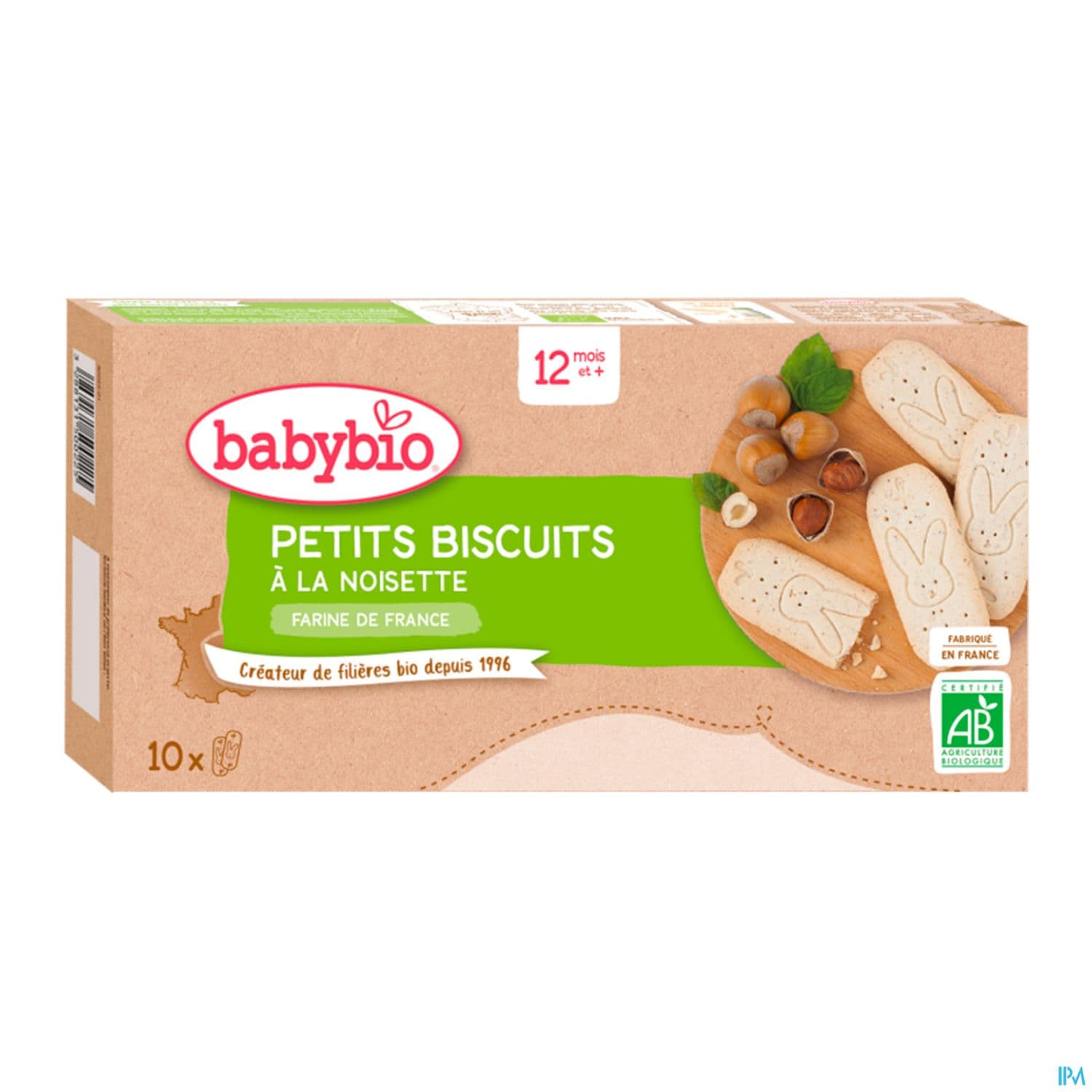 BABYBIO PETIT BISCUIT NOISET 160G — Pharmacie du Grand Vitrolles