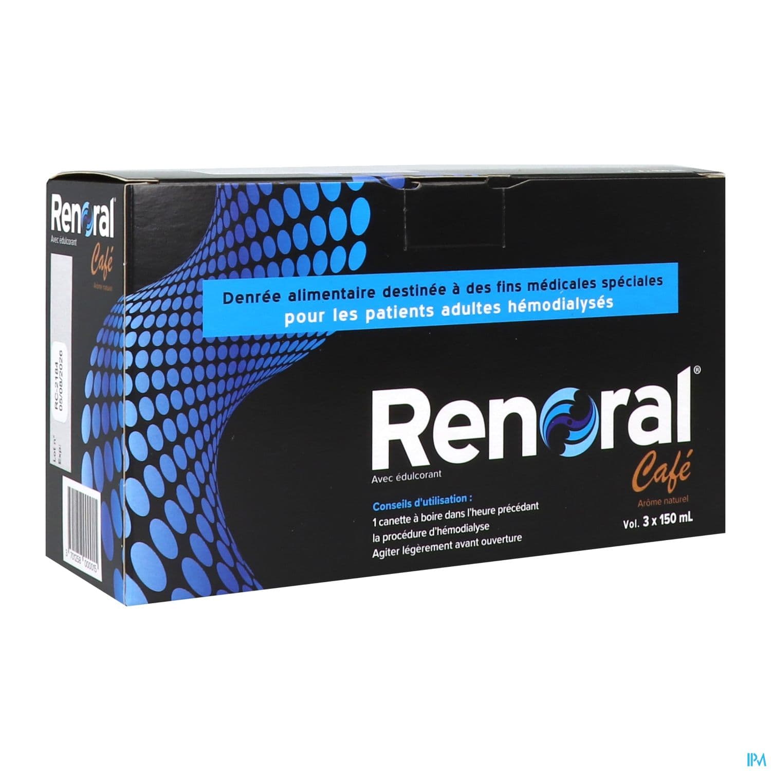 RENORAL CAFE CANETTE 150ML X3 — Grande Pharmacie du Centre - Ambarès