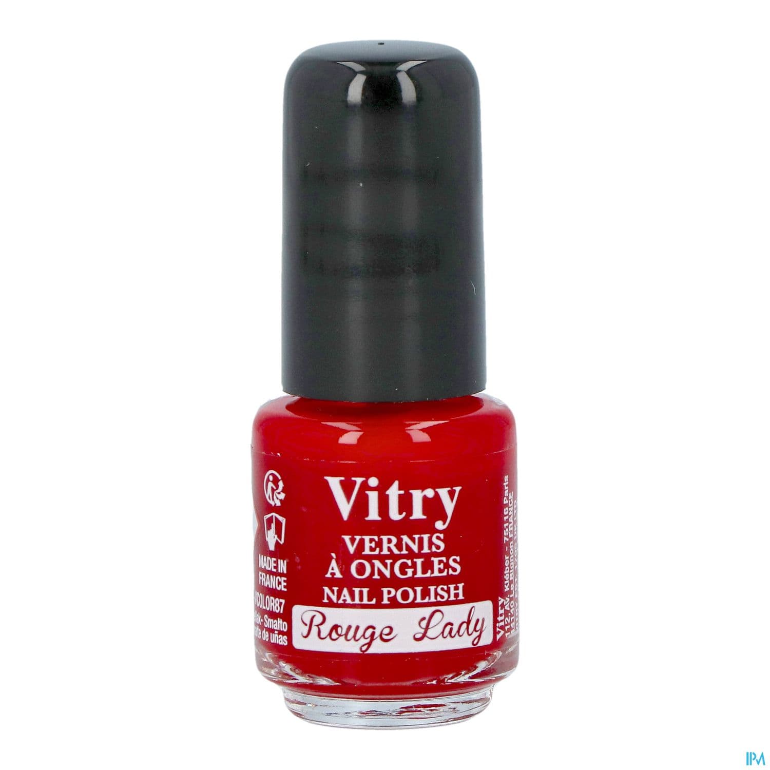 Vitry Vernis Ongles Rouge Lady Mini 4ml