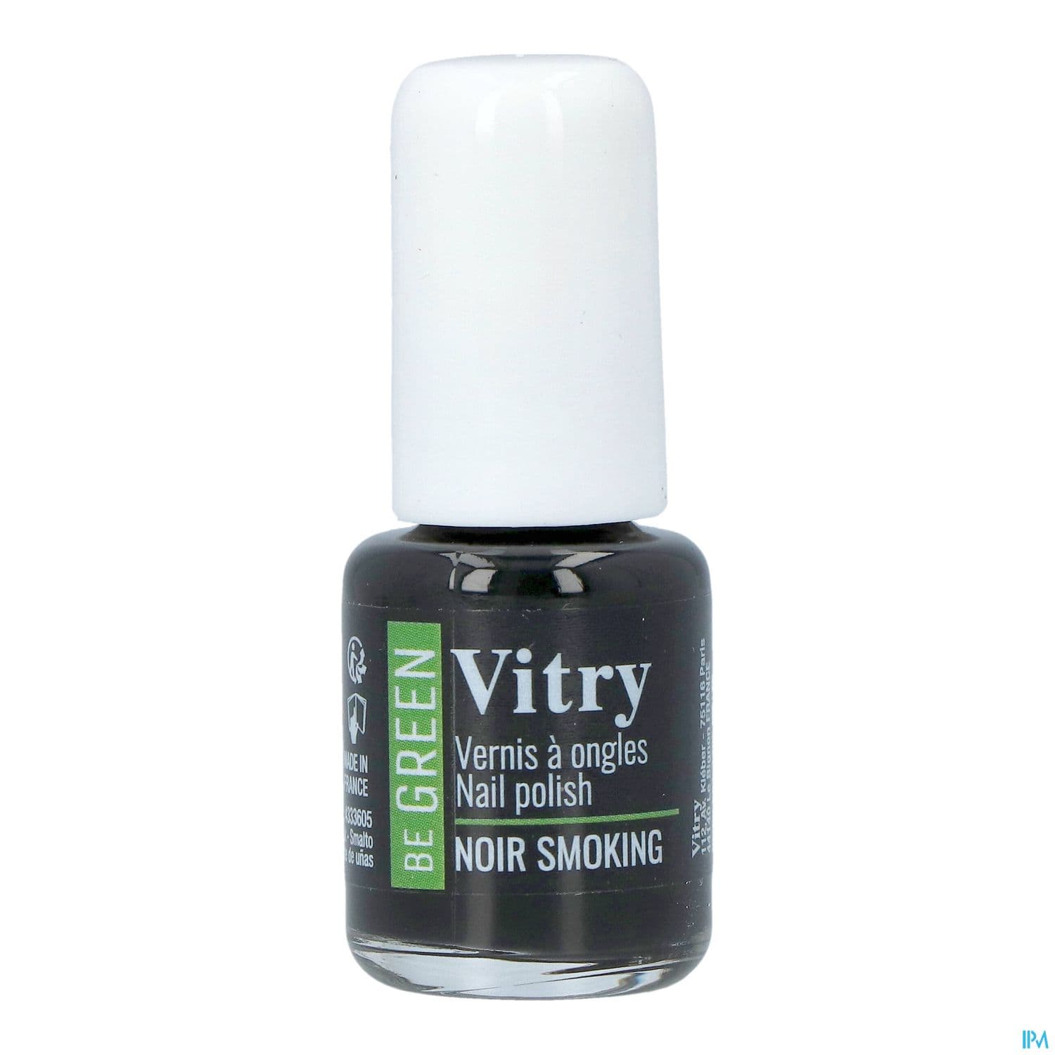 Vitry Be Green Vernis Ongles Noir Smoking 6ml — PHARMACIE DE LA GARE Nancy