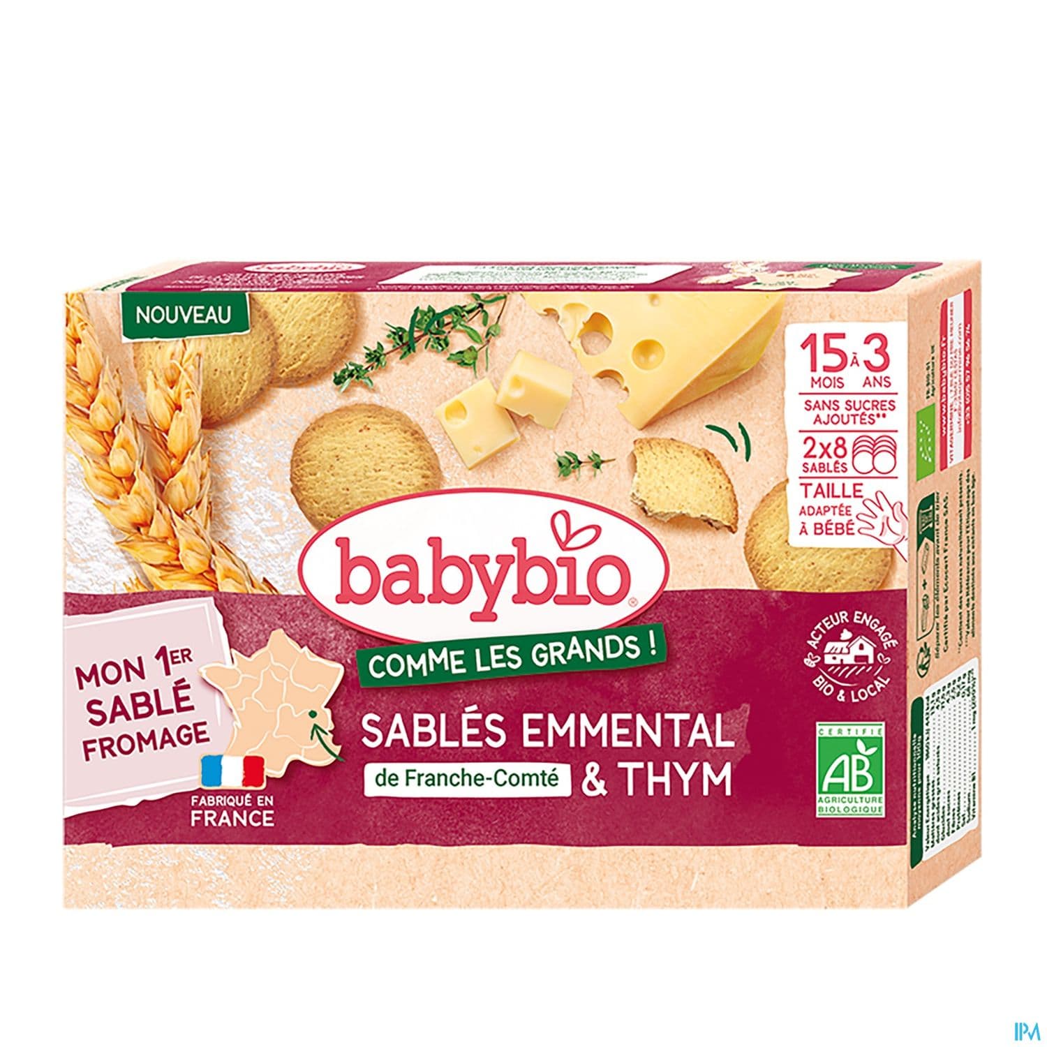 Babybio Jus Fruits Pomme Orange 4m 200ml