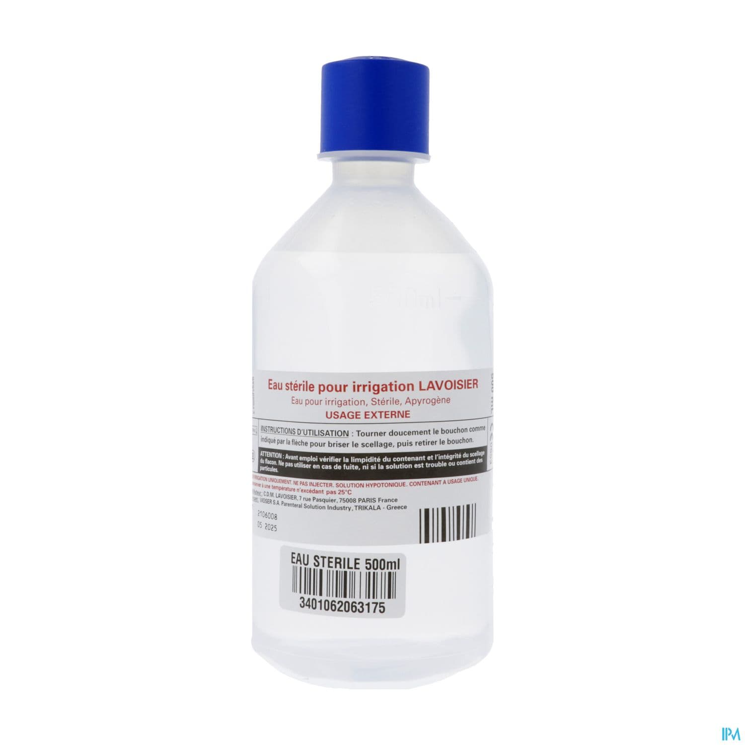 EAU STERILE LAVOIS IRRIGAT500ML