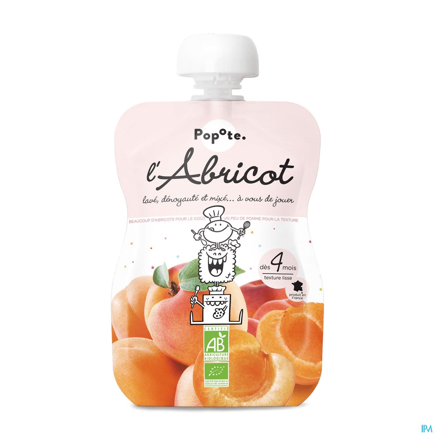 Popote Gourde Abricot Bio 120g