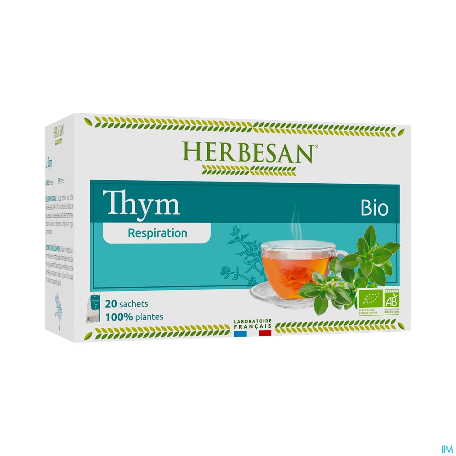 Herbesan Infusion Thym Bio Sechet 20