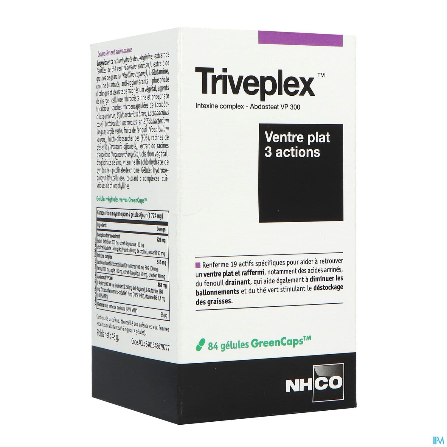 Nhco Triveplex Ventre Plat Gelule 84 — Pharmacie entre Deux Guiers