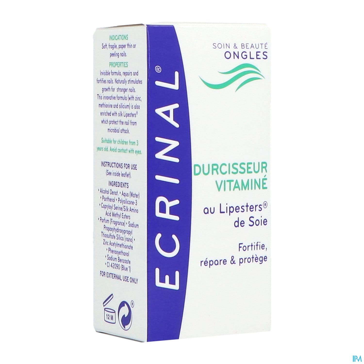 ECRINAL ONGL DURCIS VITAMI 10ML