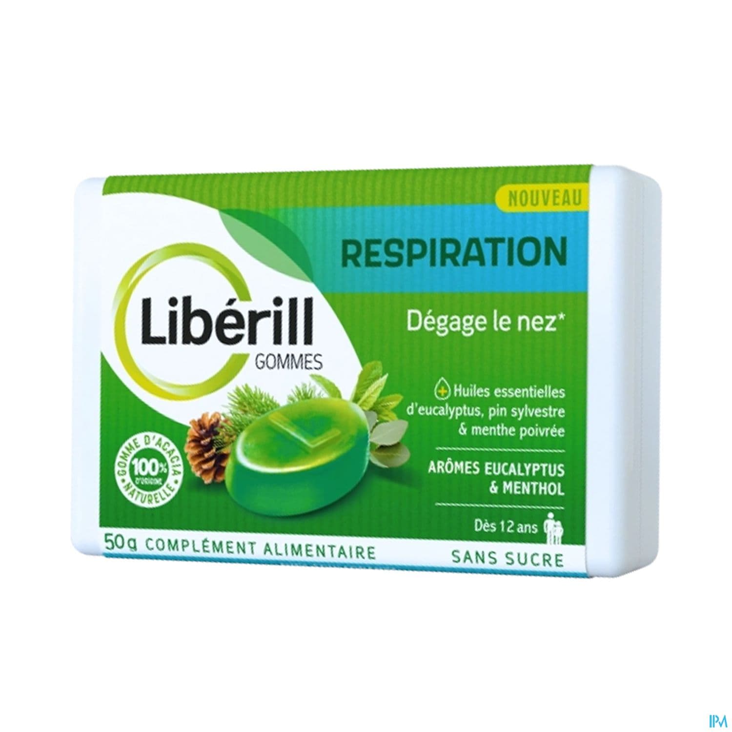 LIBERILL RESPIRATION GOMME BTE50G
