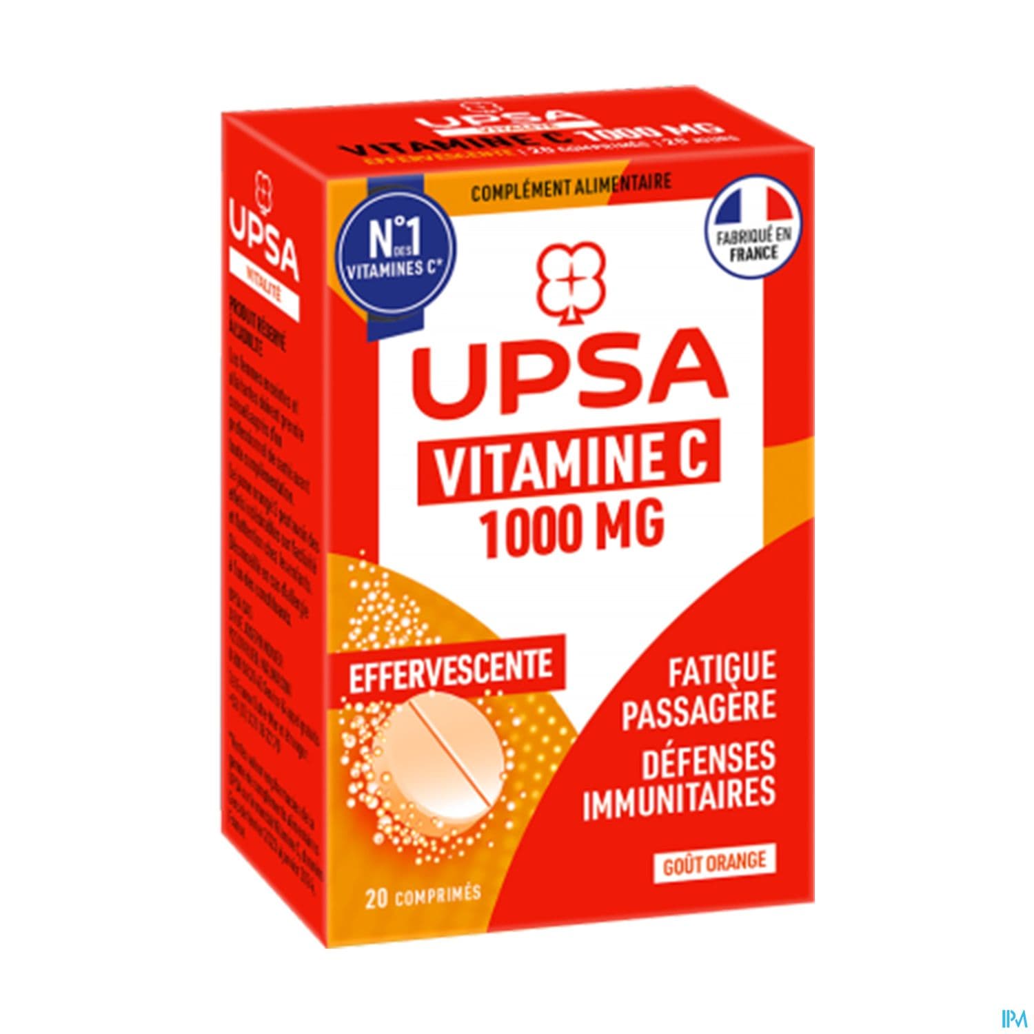 Upsa Vitamine C 1000mg Comprime Effervescent 20