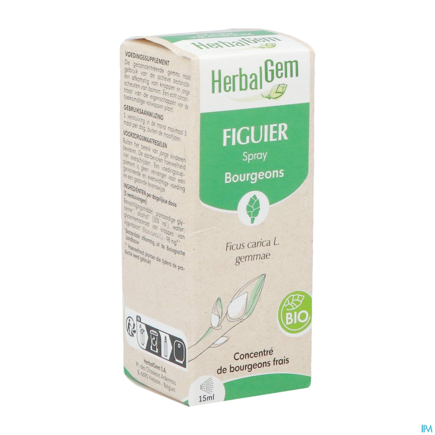 HERBALGEM FIGUIER BIO SPR 15ML