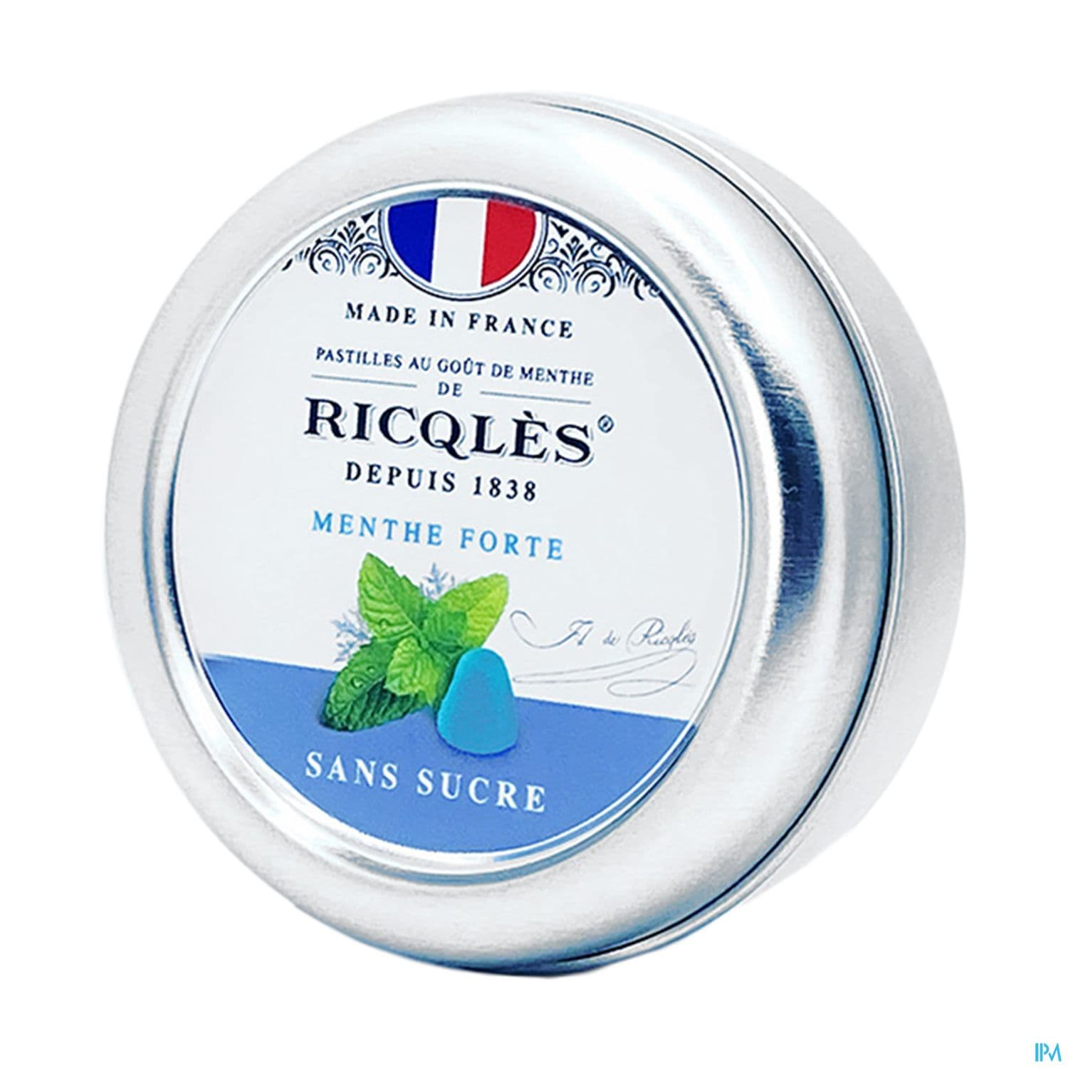 Ricqles Pastille Menthe Sans Sucres Boite 45g