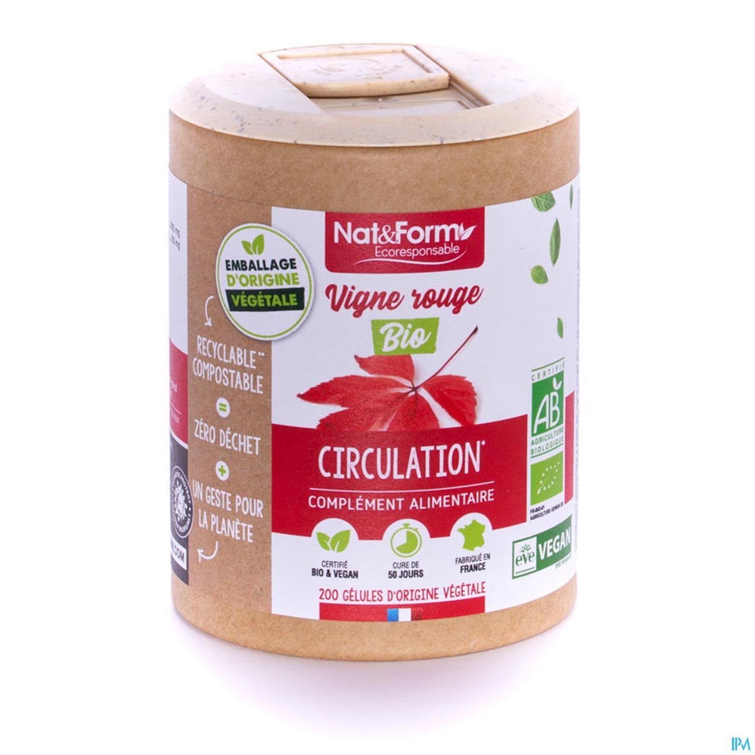 NAT&FORM ECO VIGNE RGE BIO GELU200