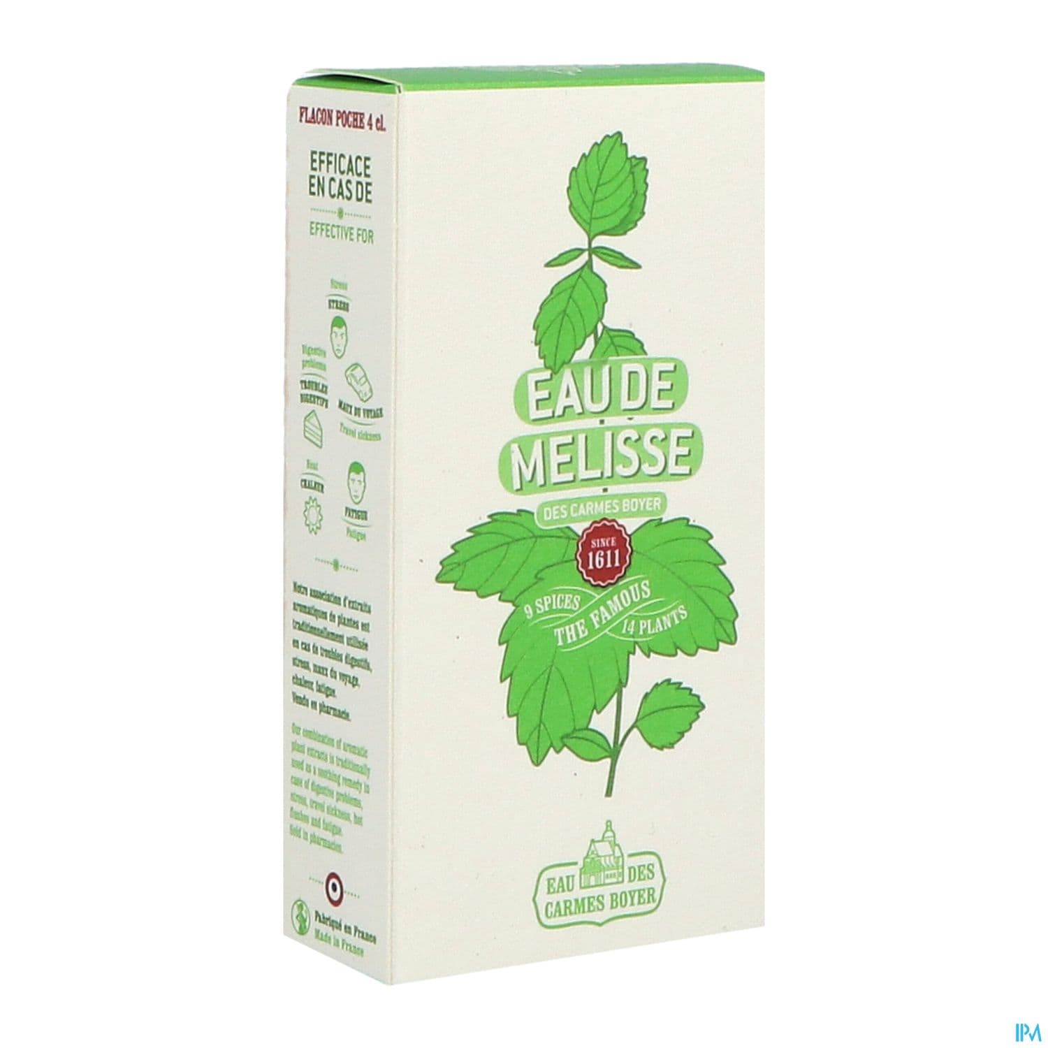 EAU MELISSE BOYER FL POCHE 4CL
