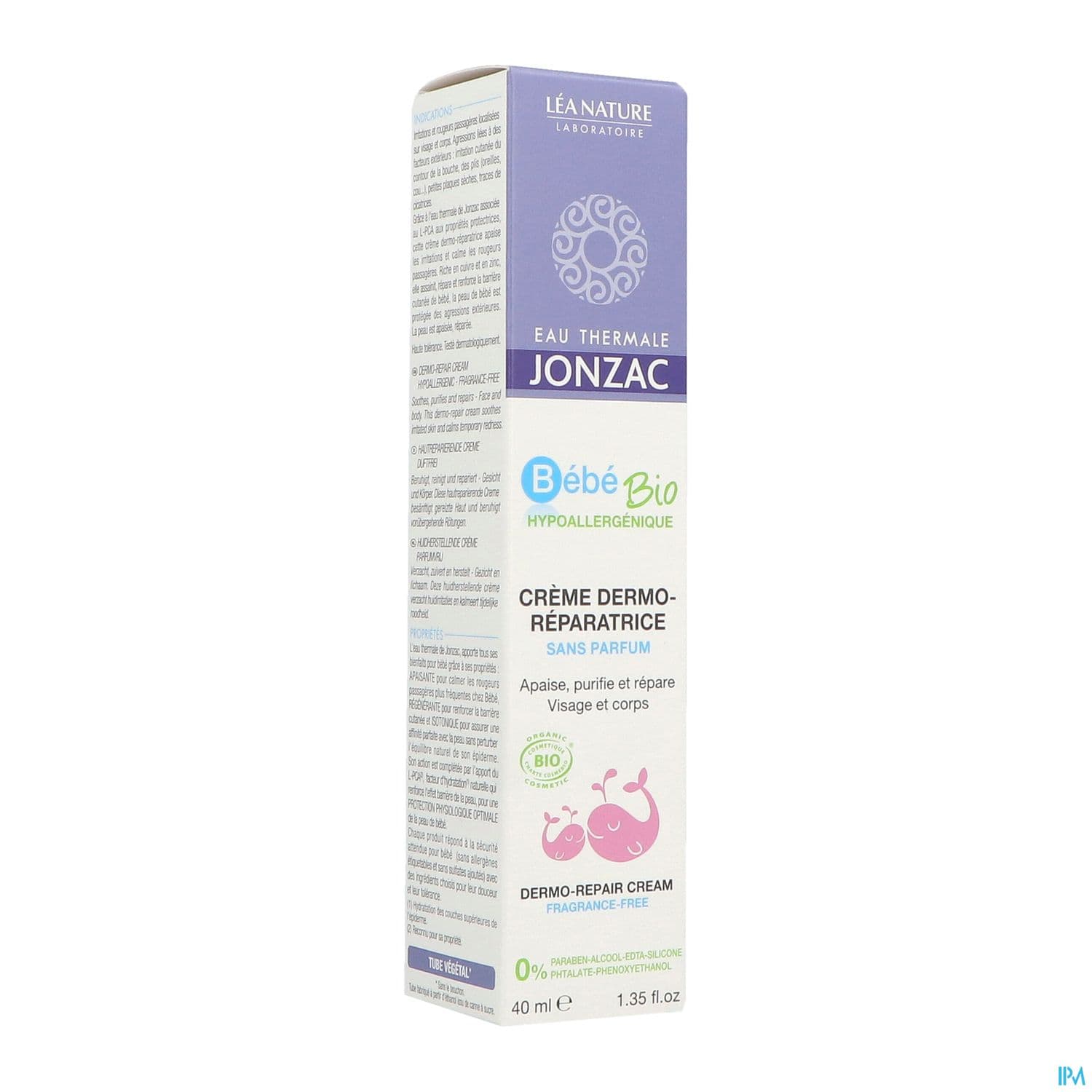 Eau Thermale Jonzac Bebe Creme Dermo Reparatrice 40ml