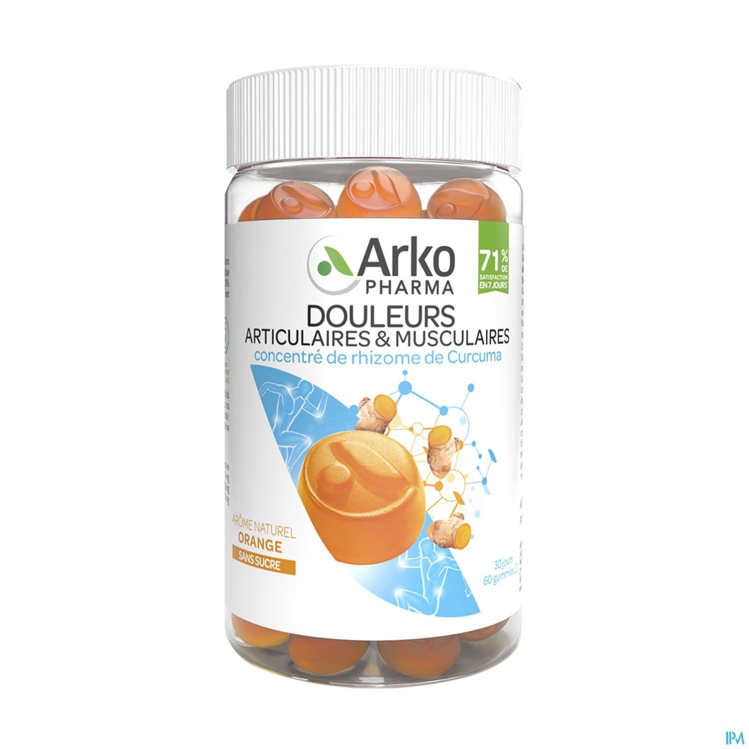 Arkopharma Gummies Phyto Curcuma Piperine Gummies X60