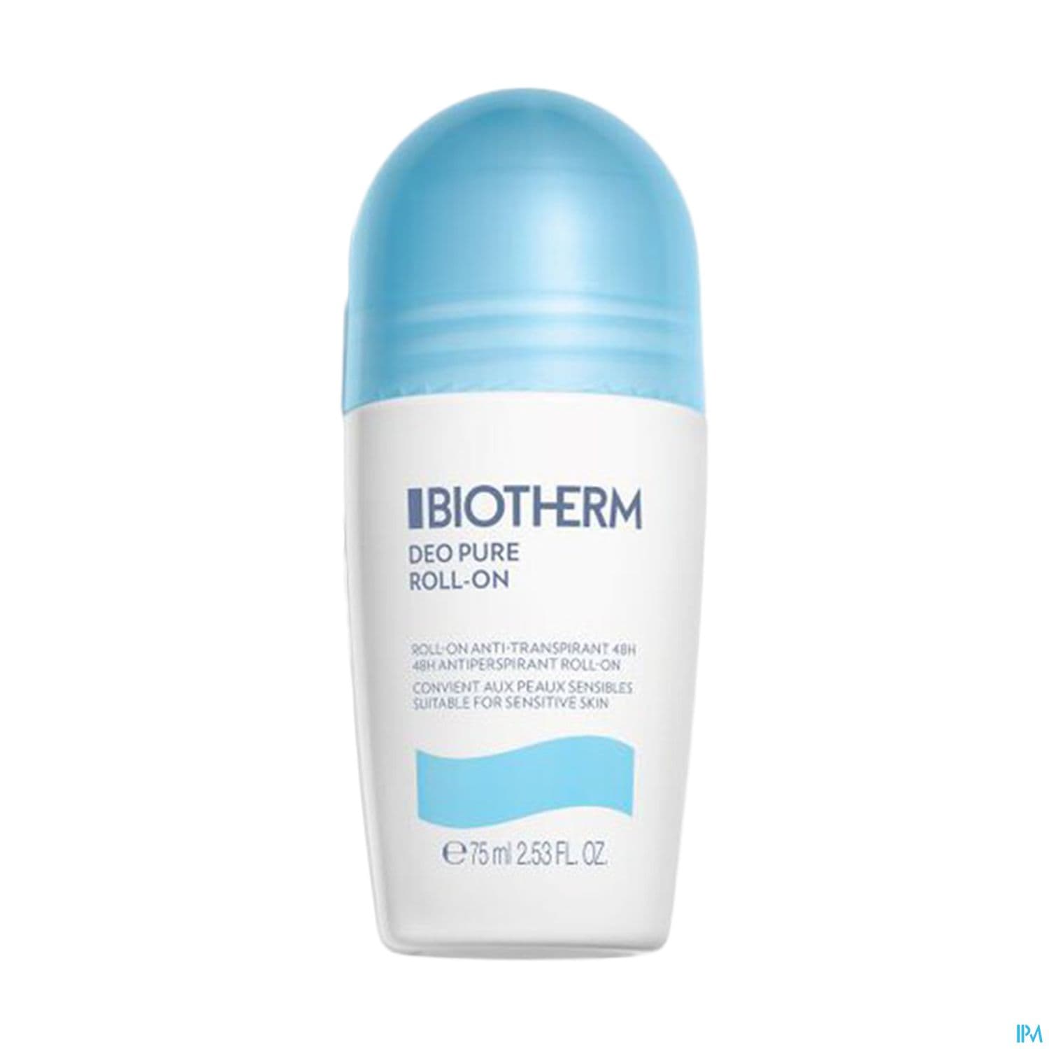 BIOTHERM DEO PURE ROLLON 75ML — Pharmacie Espace Bocaud